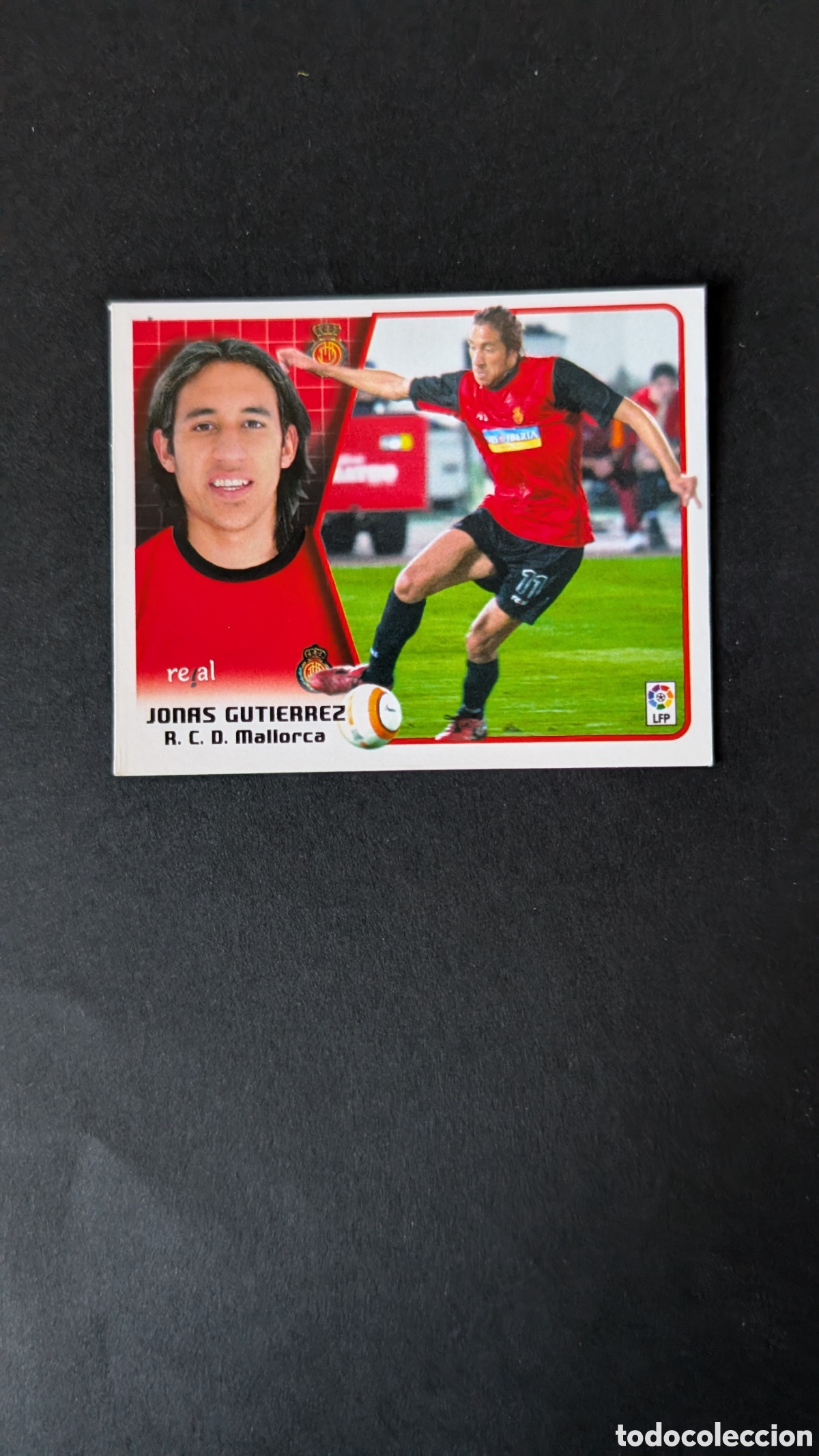 Cartes &agrave; collectionner de Football: JONAS GUTIERREZ MALLORCA FICHAJE 35 LIGA ESTE 2005/06 05 06 NUNCA PEGADO SIN PEGAR