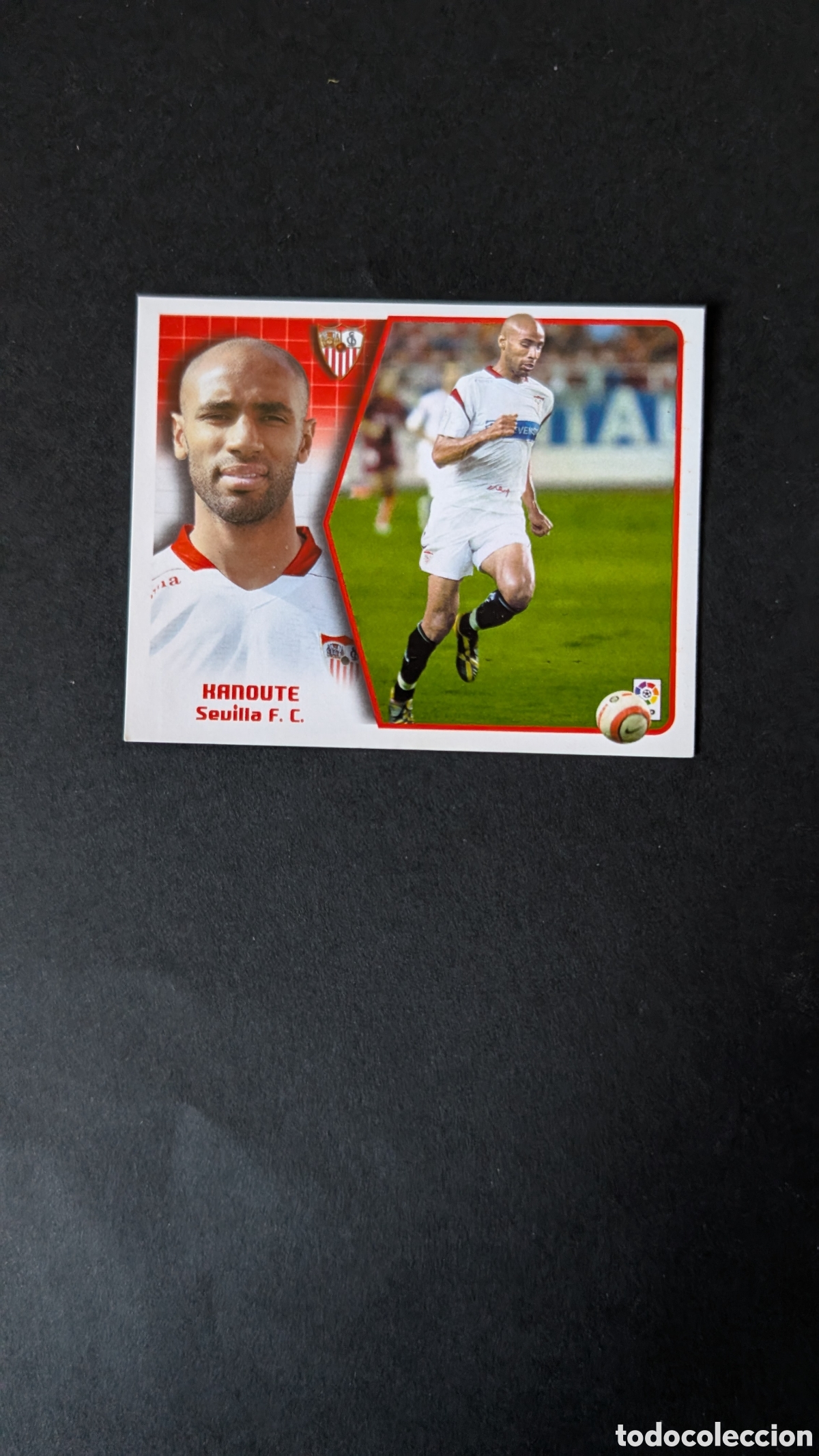 Fu&szlig;ball-Sticker: KANOUTE SEVILLA FICHAJE 37 LIGA ESTE 2005/06 05 06 NUNCA PEGADO SIN PEGAR