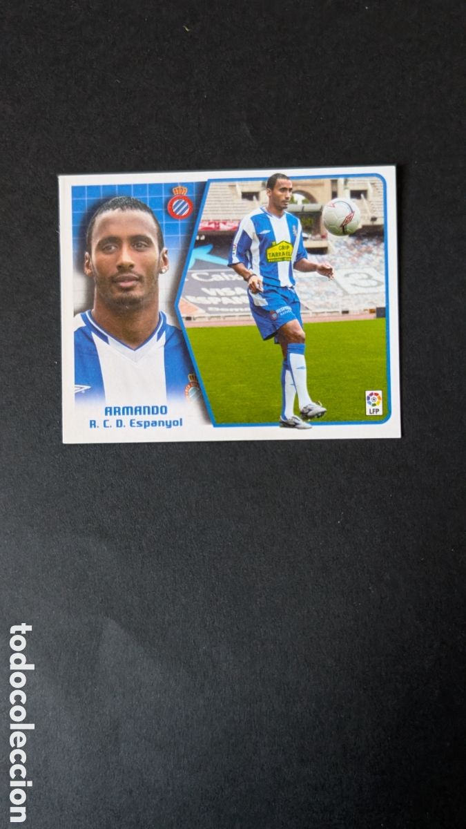 Fu&szlig;ball-Sticker: ARMANDO ESPANYOL FICHAJE 40 LIGA ESTE 2005/06 05 06 NUNCA PEGADO SIN PEGAR