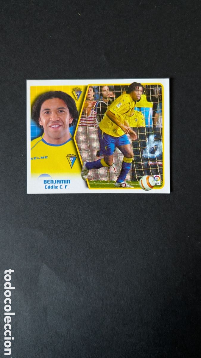 Fu&szlig;ball-Sticker: BENJAMIN CADIZ FICHAJE 41 LIGA ESTE 2005/06 05 06 NUNCA PEGADO SIN PEGAR