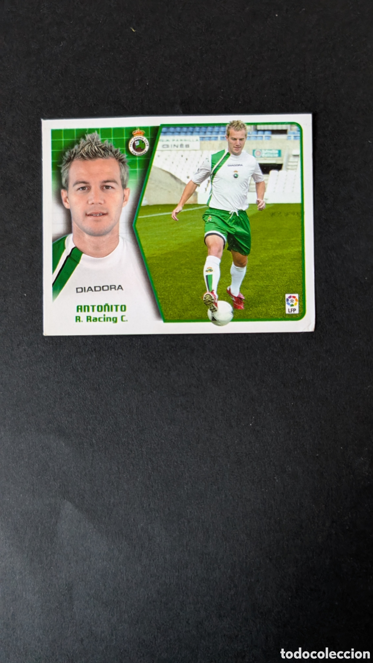 Cromos de Futebol: ANTO&Ntilde;ITO RACING SANTANDER FICHAJE 45 LIGA ESTE 2005/06 05 06 NUNCA PEGADO SIN PEGAR