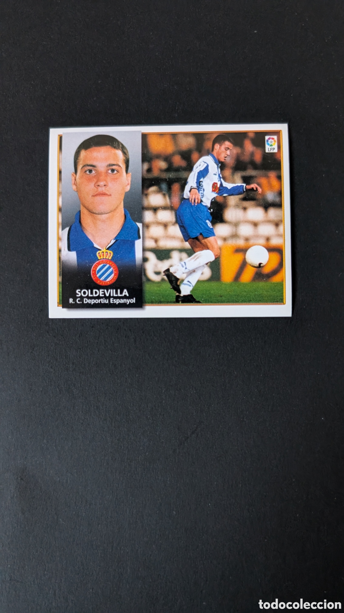Cartes &agrave; collectionner de Football: SOLDEVILLA ESPANYOL COLOCA LIGA ESTE 1998/99 98 99 NUNCA PEGADO SIN PEGAR