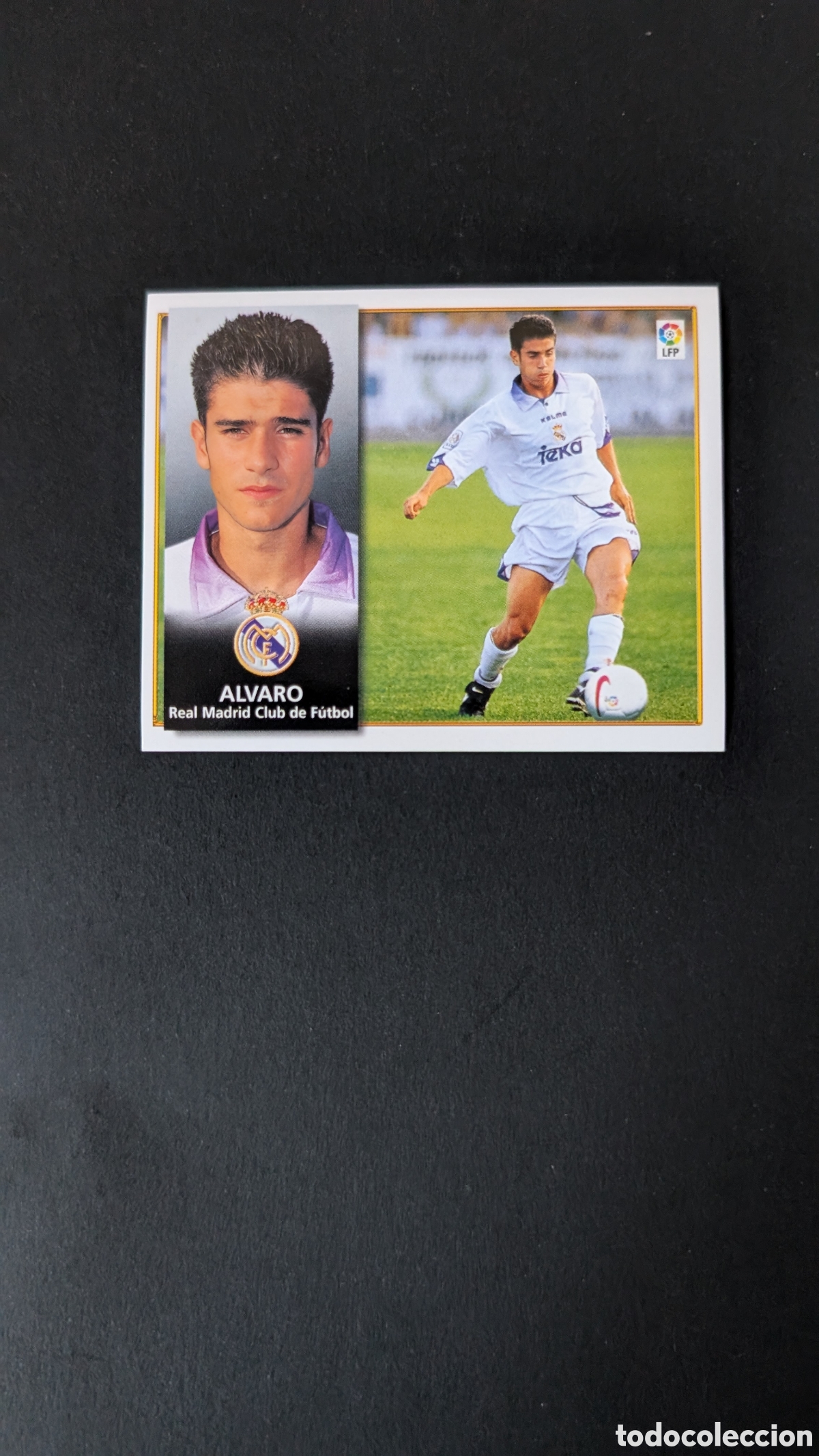Cromos de F&uacute;tbol: ALVARO REAL MADRID COLOCA LIGA ESTE 1998/99 98 99 NUNCA PEGADO SIN PEGAR