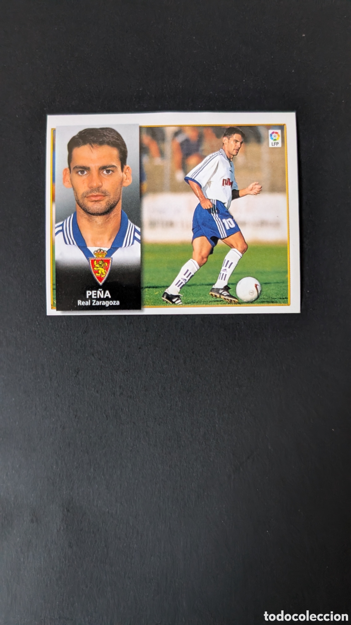 Cartes &agrave; collectionner de Football: PE&Ntilde;A ZARAGOZA COLOCA LIGA ESTE 1998/99 98 99 NUNCA PEGADO SIN PEGAR