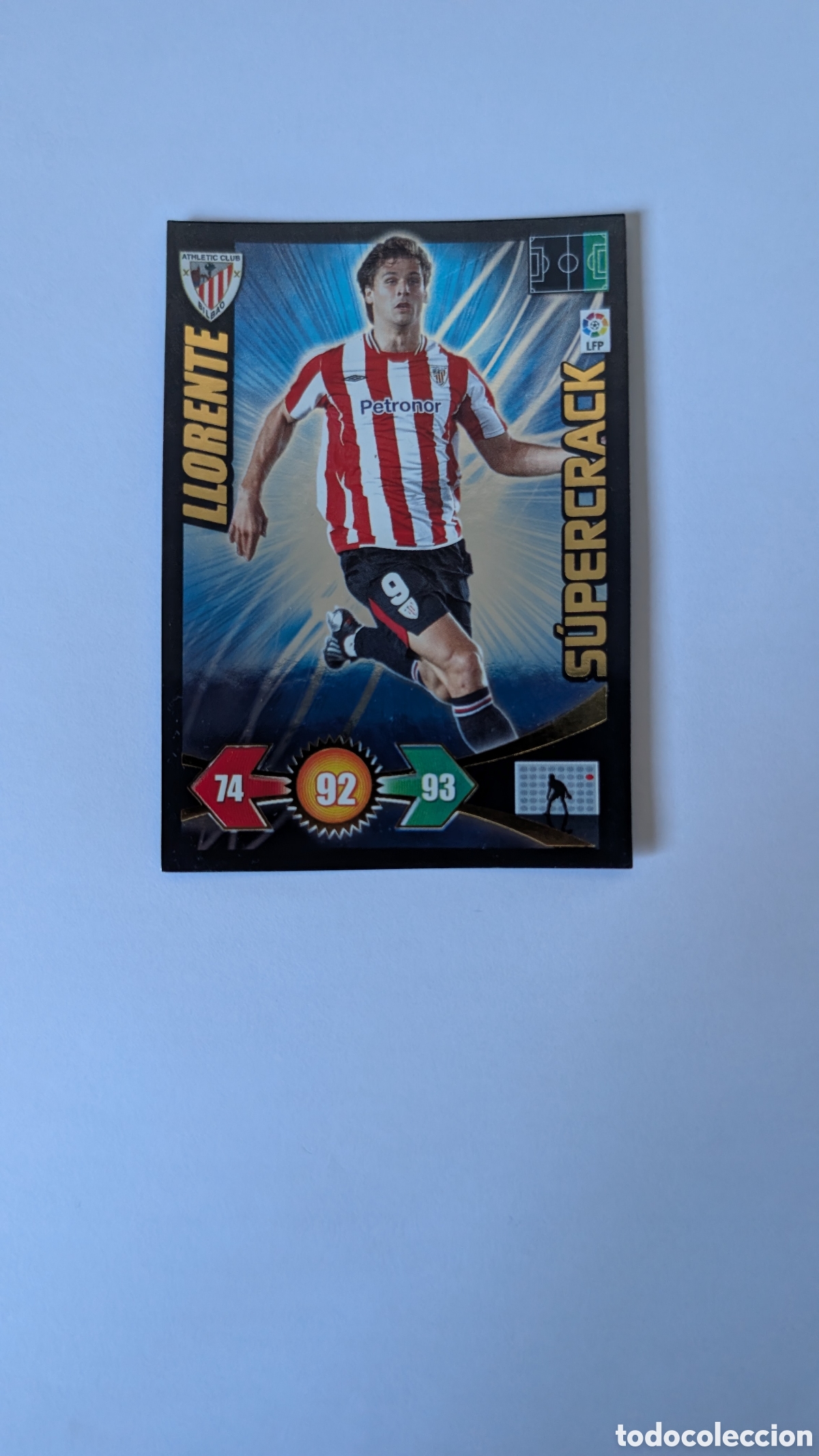 Fu&szlig;ball-Sticker: LLORENTE BILBAO SUPERCRACK ADRENALYN XL LIGA 2009/10 09 10 PANINI