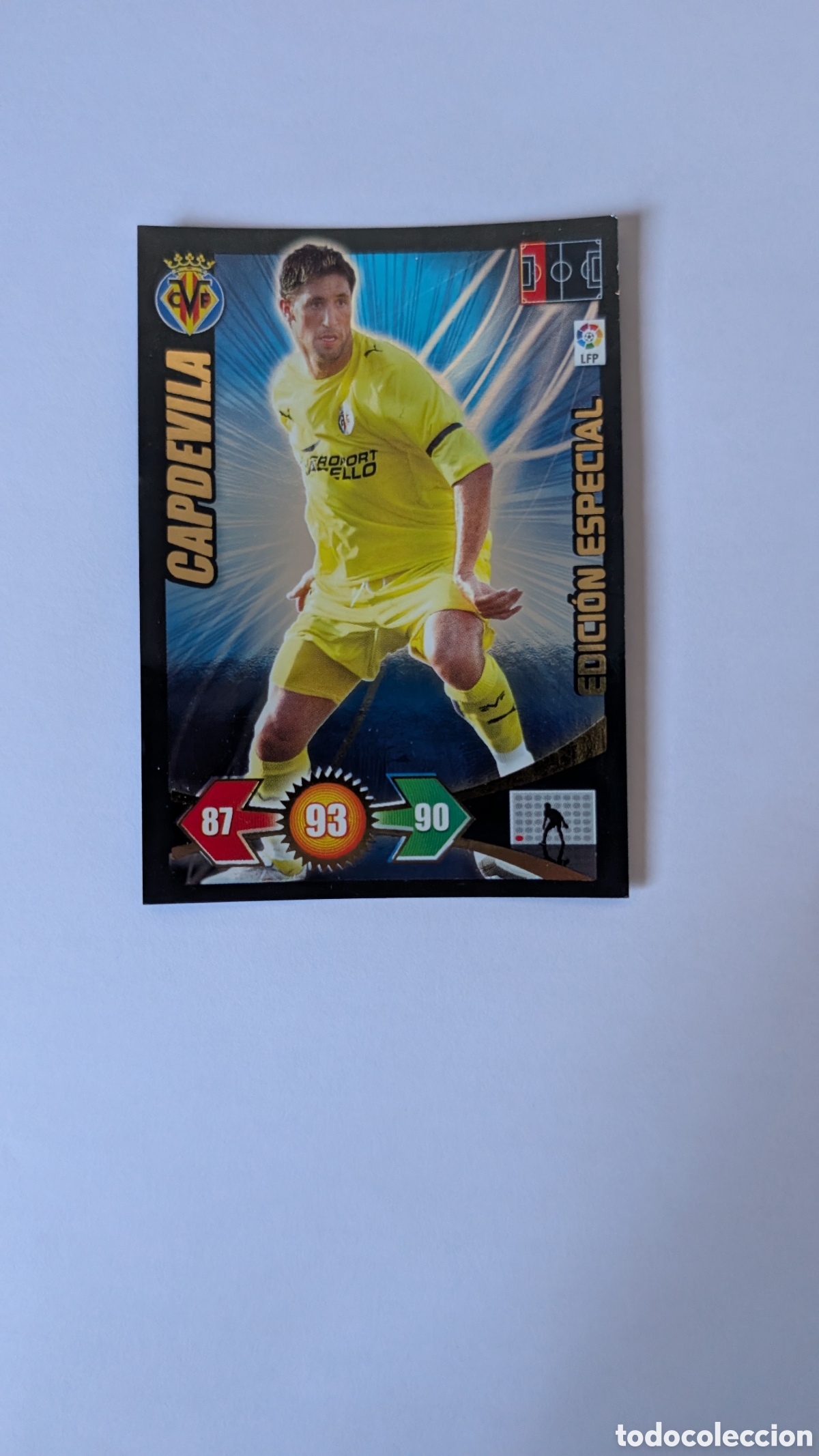 Football Stickers: CAPDEVILA VILLARREAL EDICION ESPECIAL ADRENALYN XL LIGA 2009/10 09 10 PANINI