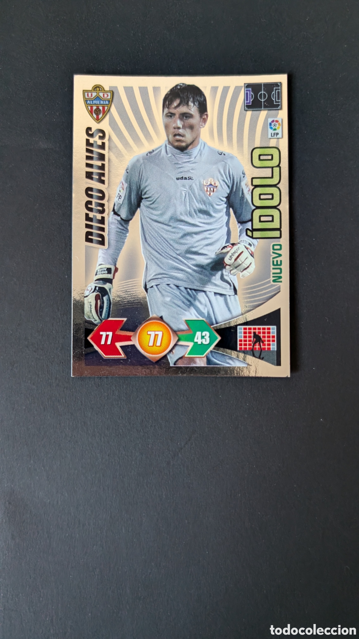 Football Stickers: DIEGO ALVES ALMERIA IDOLO ADRENALYN XL LIGA 2009/10 09 10 PANINI