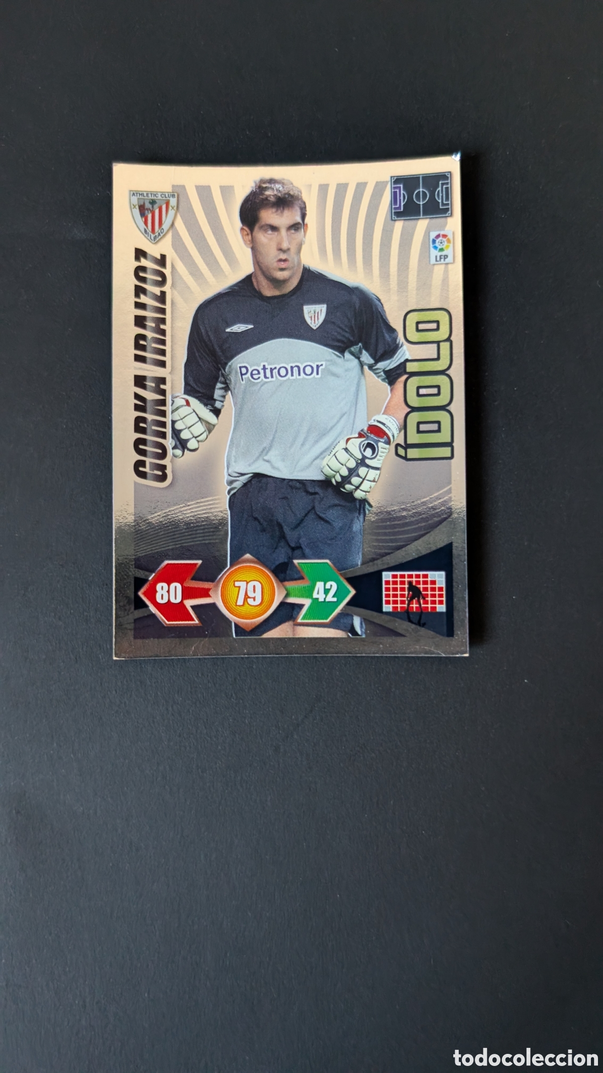 Football Stickers: GORKA IRAIZOZ BILBAO IDOLO ADRENALYN XL LIGA 2009/10 09 10 PANINI