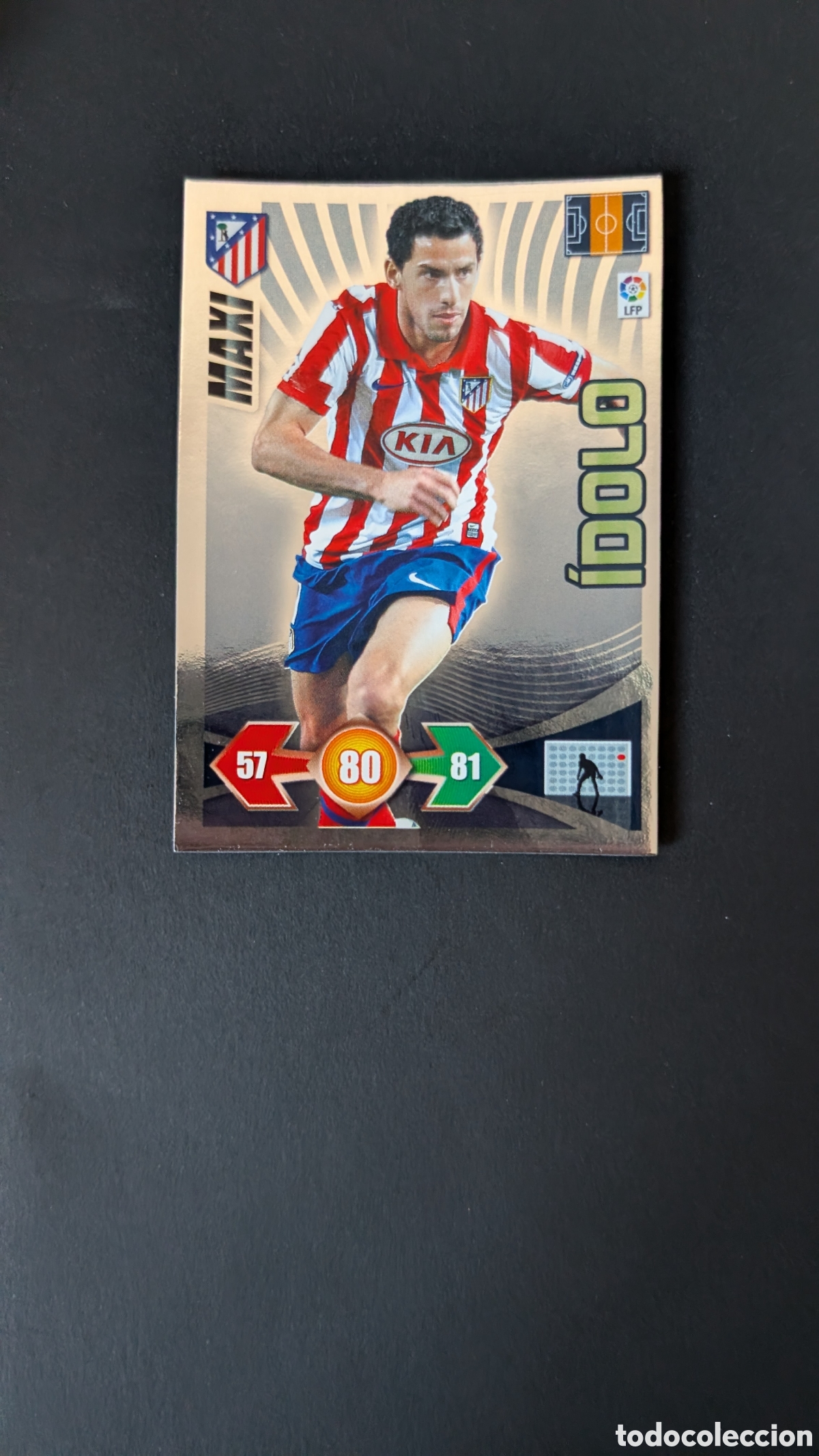 Football Stickers: MAXI ATLETICO MADRID IDOLO ADRENALYN XL LIGA 2009/10 09 10 PANINI