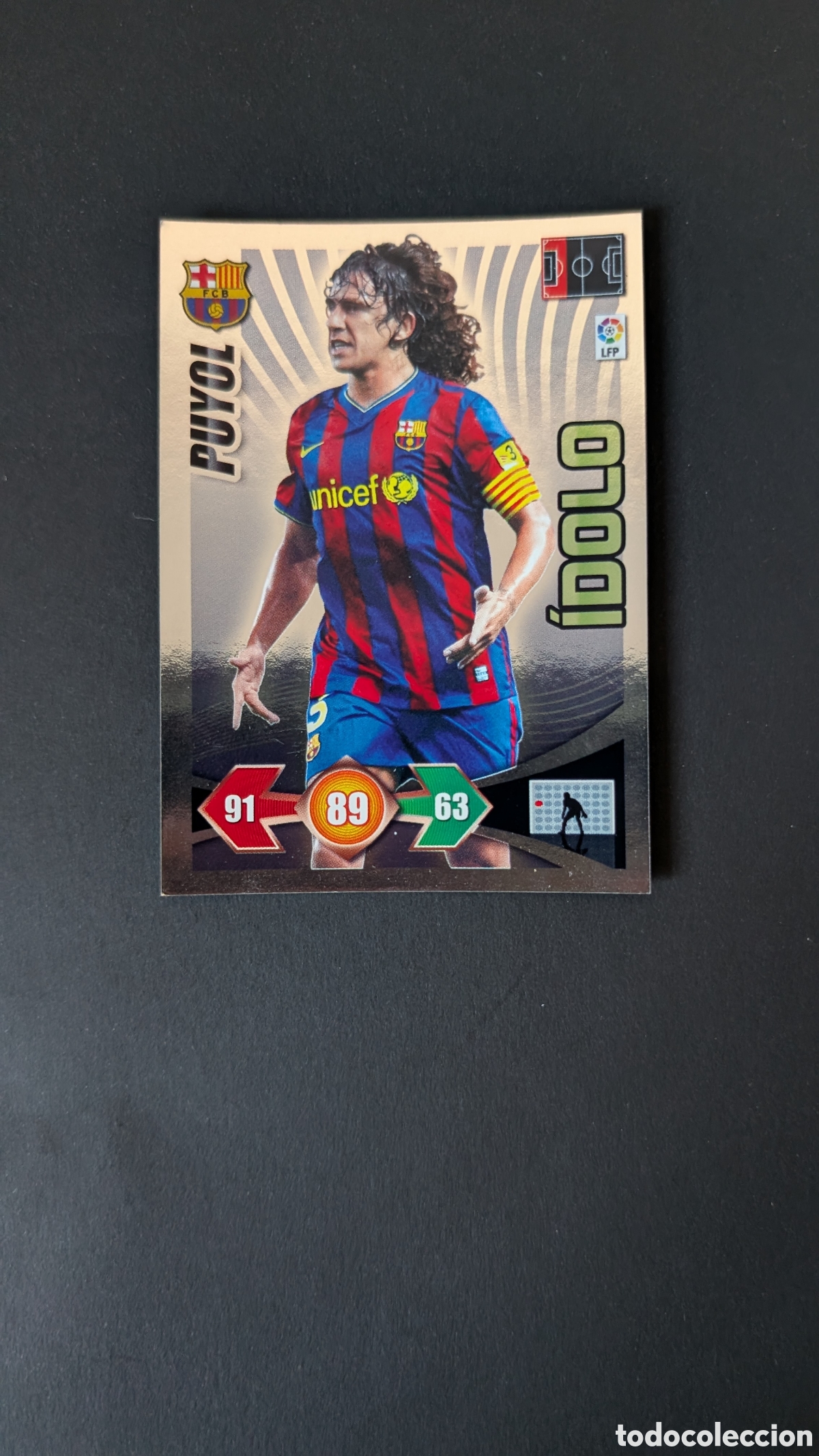 Cromos de F&uacute;tbol: PUYOL BARCELONA IDOLO ADRENALYN XL LIGA 2009/10 09 10 PANINI