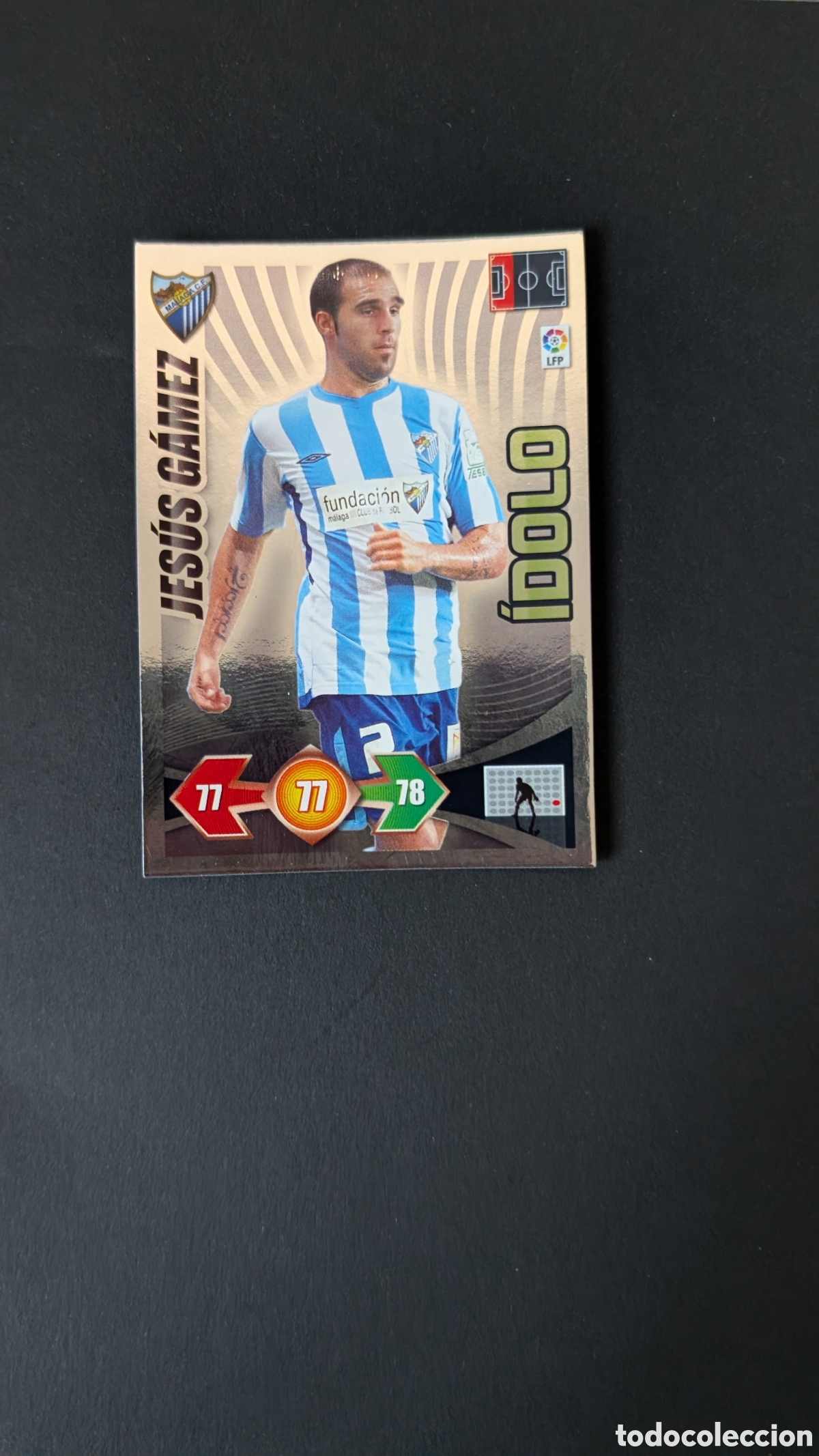 Cromos de F&uacute;tbol: JESUS GAMEZ MALAGA IDOLO ADRENALYN XL LIGA 2009/10 09 10 PANINI