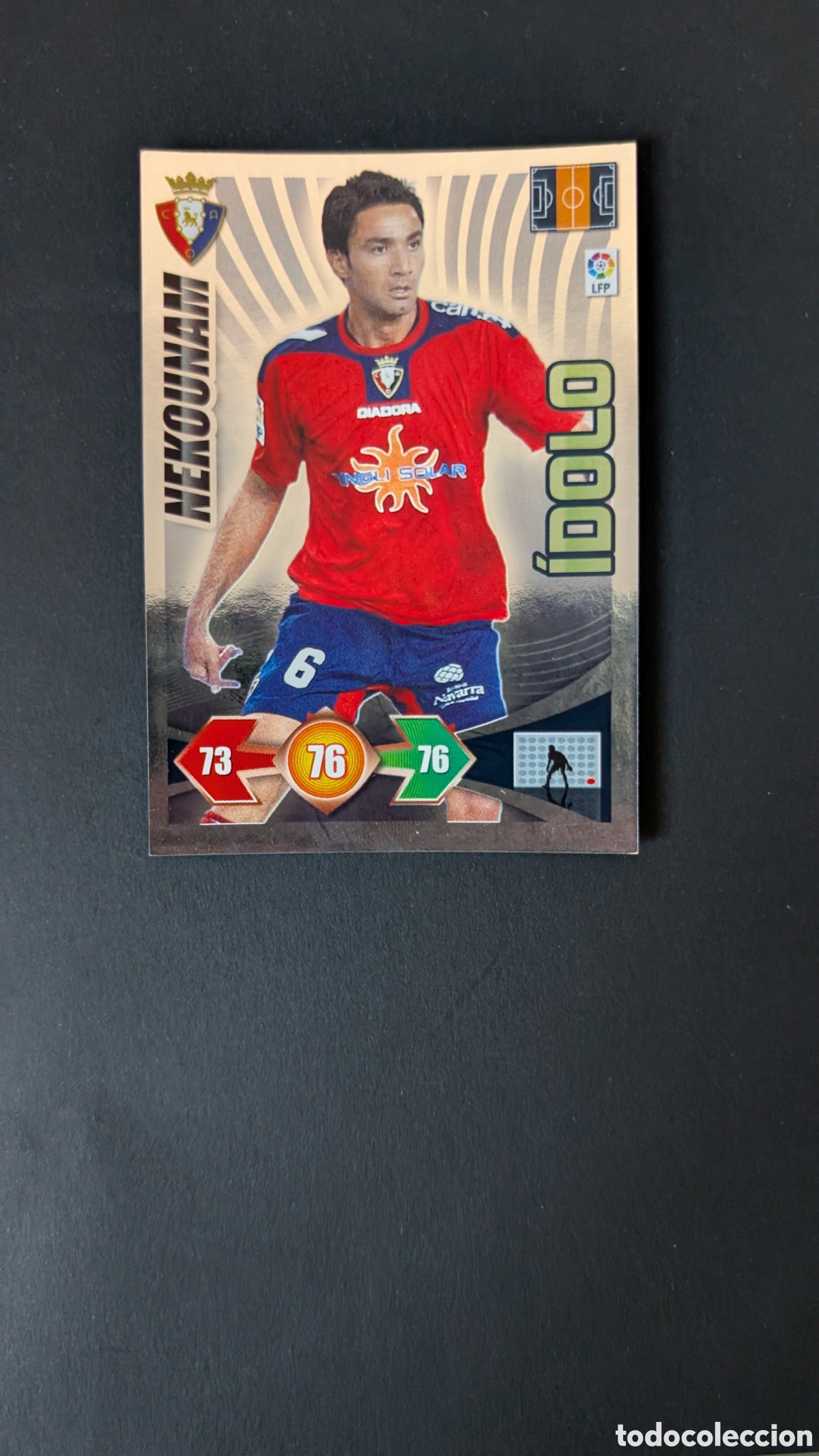 Cromos de F&uacute;tbol: NEKOUNAM OSASUNA IDOLO ADRENALYN XL LIGA 2009/10 09 10 PANINI