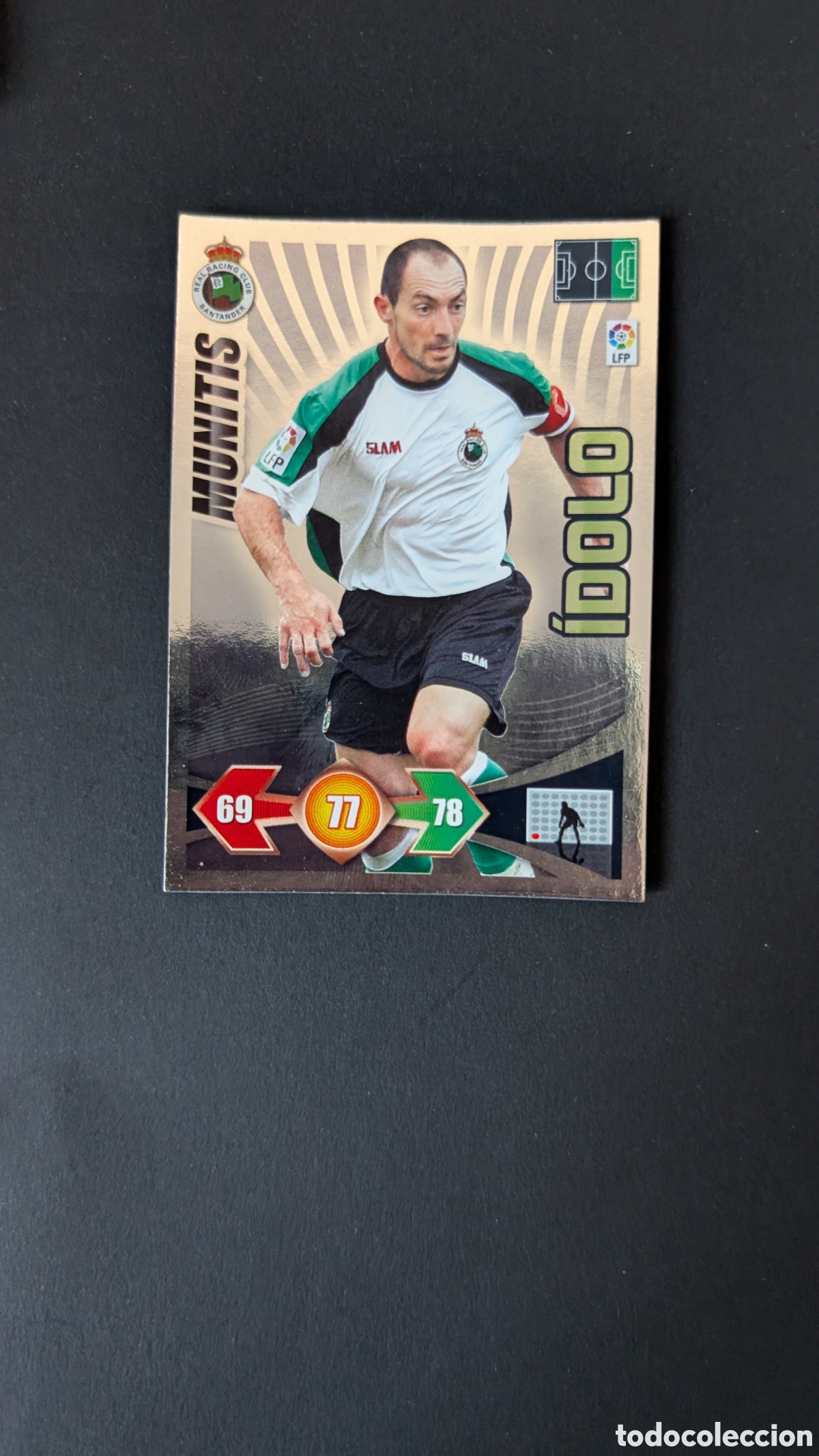 Cromos de F&uacute;tbol: MUNITIS RACING SANTANDER IDOLO ADRENALYN XL LIGA 2009/10 09 10 PANINI
