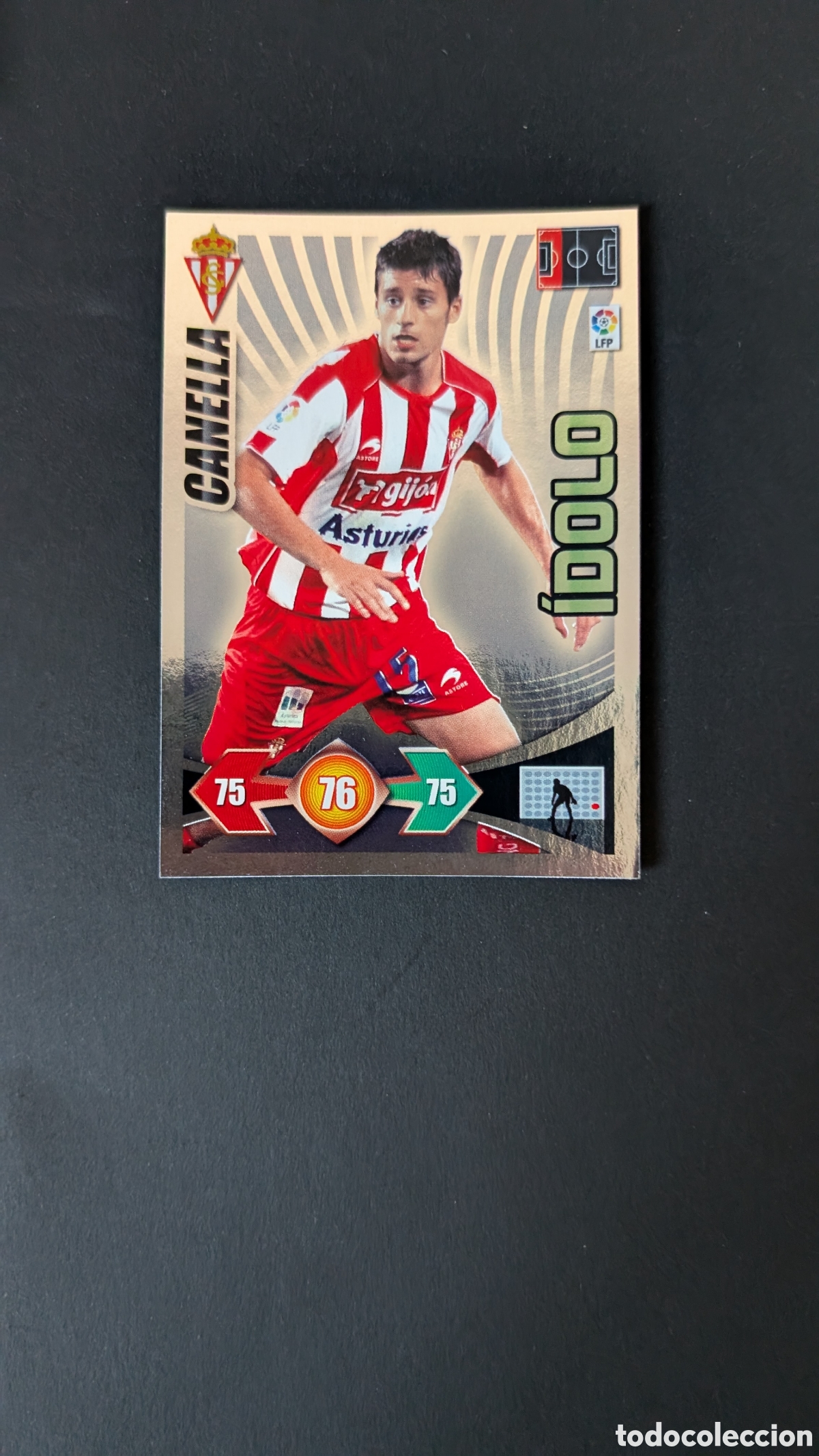 Cromos de F&uacute;tbol: CANELLA SPORTING GIJON IDOLO ADRENALYN XL LIGA 2009/10 09 10 PANINI