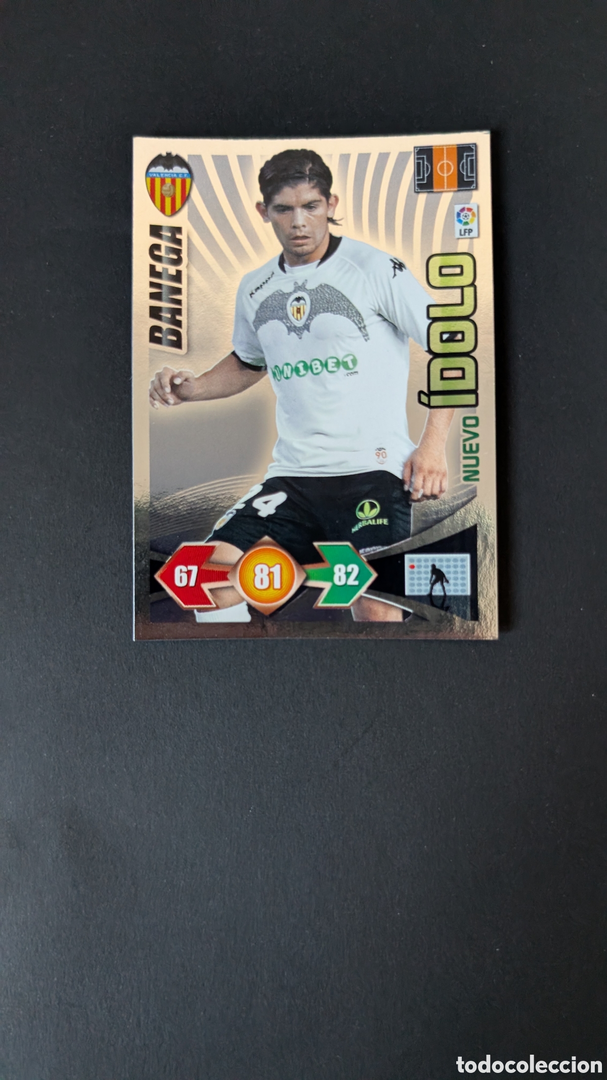 Cromos de F&uacute;tbol: BANEGA VALENCIA IDOLO ADRENALYN XL LIGA 2009/10 09 10 PANINI