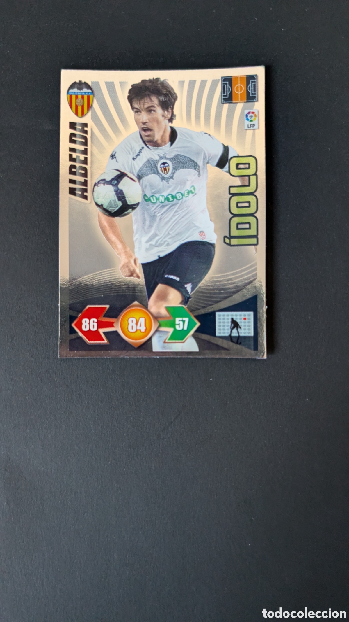 Cromos de F&uacute;tbol: ALBELDA VALENCIA IDOLO ADRENALYN XL LIGA 2009/10 09 10 PANINI