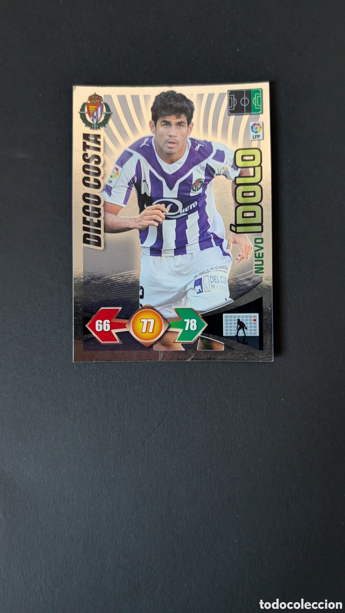 Cromos de F&uacute;tbol: DIEGO COSTA VALLADOLID IDOLO ADRENALYN XL LIGA 2009/10 09 10 PANINI