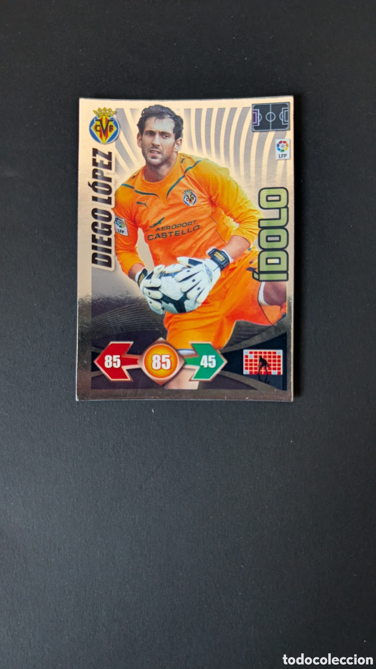 Cromos de F&uacute;tbol: DIEGO LOPEZ VILLARREAL IDOLO ADRENALYN XL LIGA 2009/10 09 10 PANINI