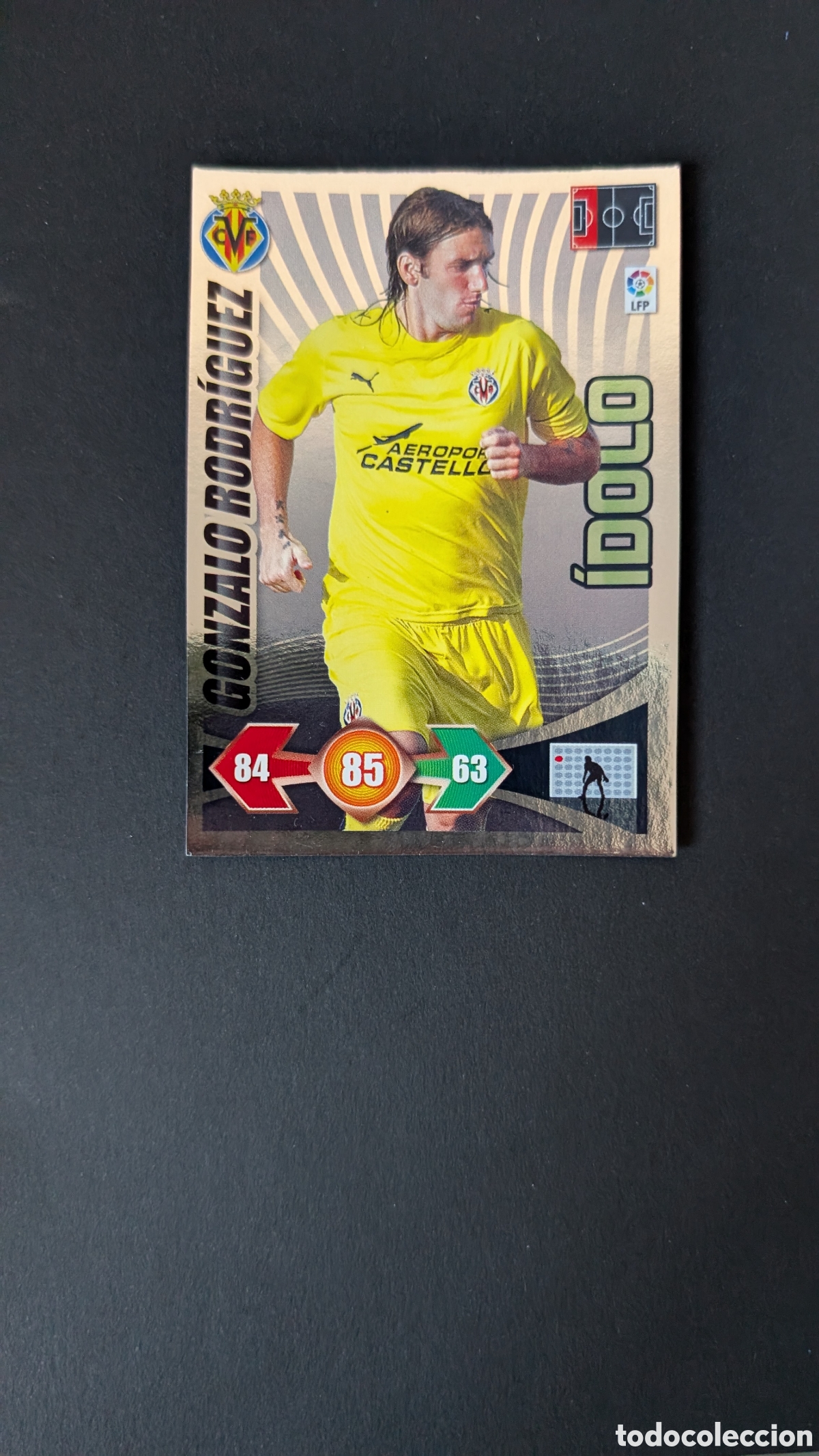 Cromos de F&uacute;tbol: GONZALO RODRIGUEZ VILLARREAL IDOLO ADRENALYN XL LIGA 2009/10 09 10 PANINI