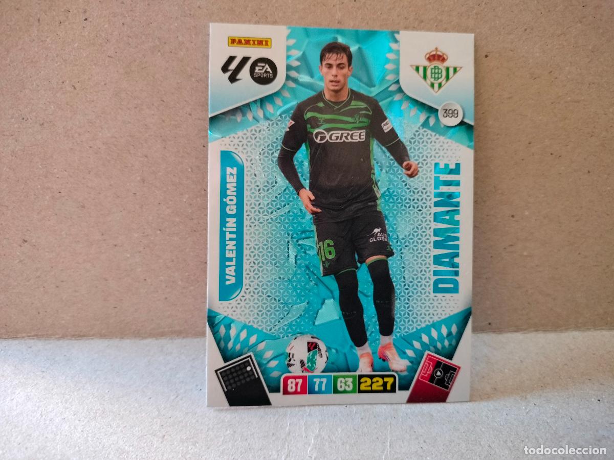 Cromos de F&uacute;tbol: CROMO VALENTIN GOMEZ DIAMANTE REAL BETIS N399 2025-26 ADRENALYN XL PANINI
