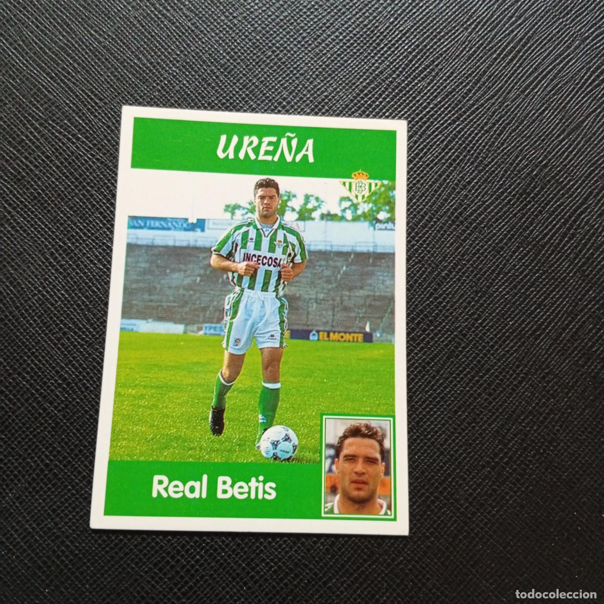 Cromos de F&uacute;tbol: 53A 53 URE&Ntilde;A REAL BETIS PANINI 1997 1998 CROMO FUTBOL 97 98 - SIN PEGAR - A165 PG181