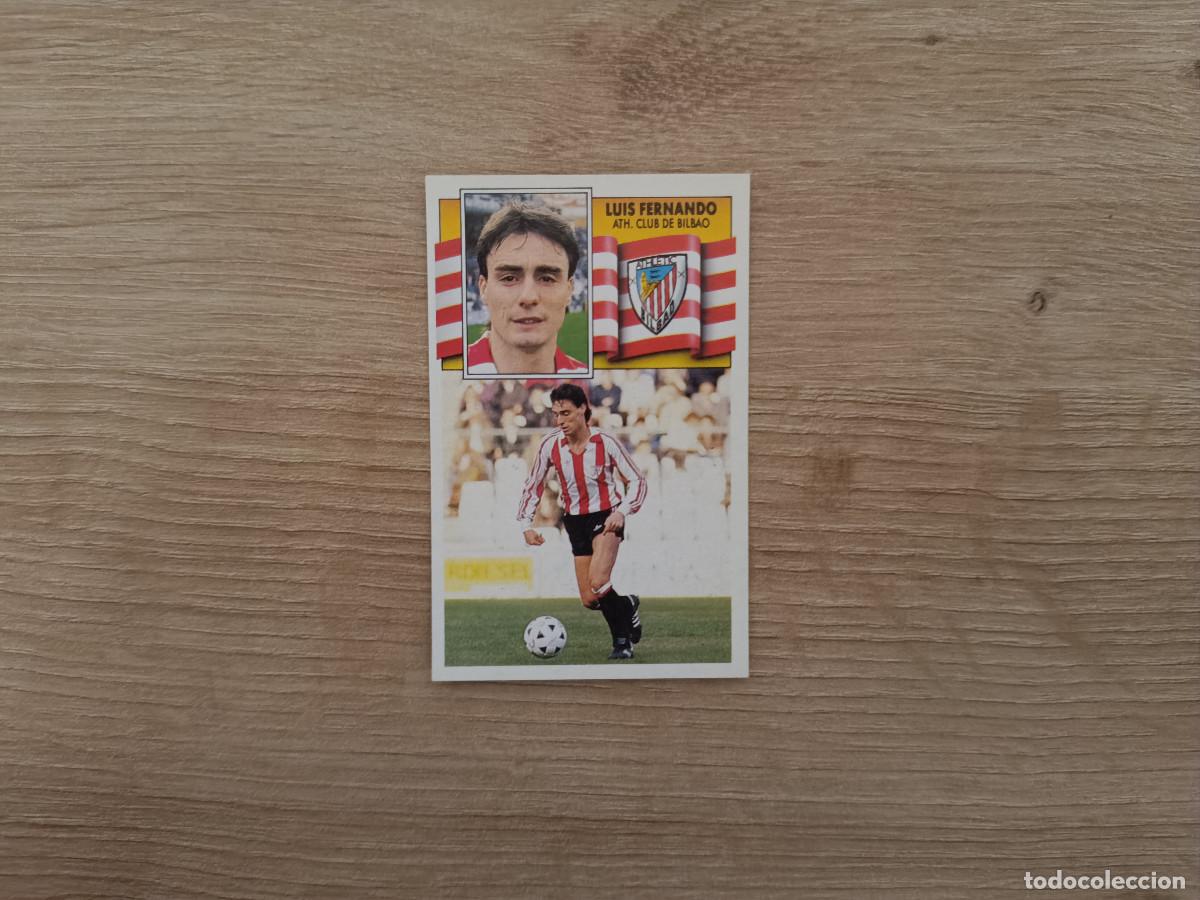 Cromos de F&uacute;tbol: CROMO DE F&Uacute;TBOL LIGA ESTE LUIS FERNANDO ATHLETIC SIN PEGAR NUNCA PEGADO 90 91 1990 1991 D426