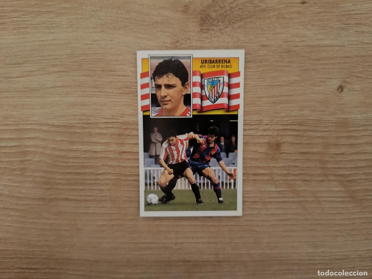 Figurine di Calcio: CROMO DE F&Uacute;TBOL LIGA ESTE URIBARRENA ATHLETIC SIN PEGAR NUNCA PEGADO 90 91 1990 1991 D426