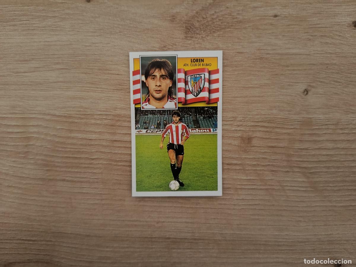 Figurine di Calcio: CROMO DE F&Uacute;TBOL LIGA ESTE LOREN ATHLETIC SIN PEGAR NUNCA PEGADO 90 91 1990 1991 D426