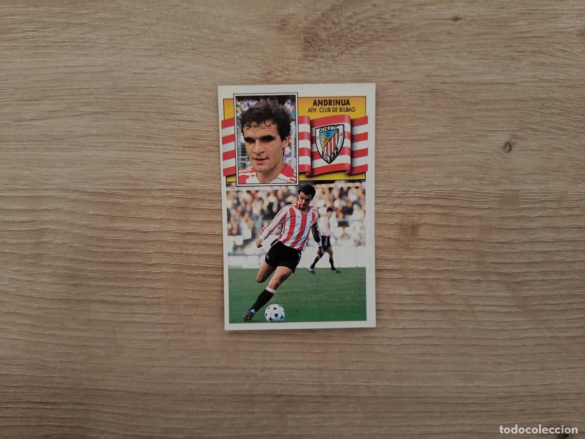 Figurine di Calcio: CROMO DE F&Uacute;TBOL LIGA ESTE ANDRINUA ATHLETIC SIN PEGAR NUNCA PEGADO 90 91 1990 1991 D426