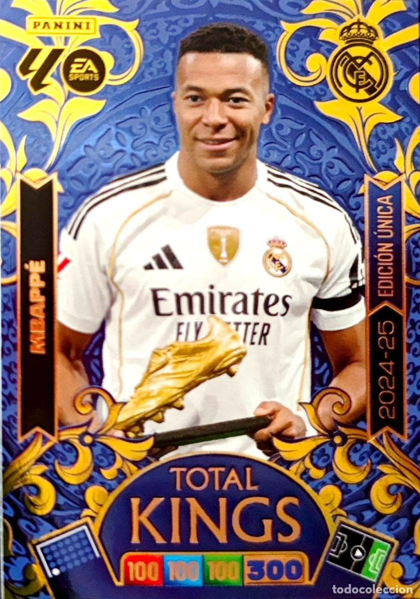 Cartes &agrave; collectionner de Football: Kylian Mbappe - Real Madrid - 2024 2025 EDICION UNICA TOTAL KINGS - PANINI ADRENALYN 2025 2026 25 26