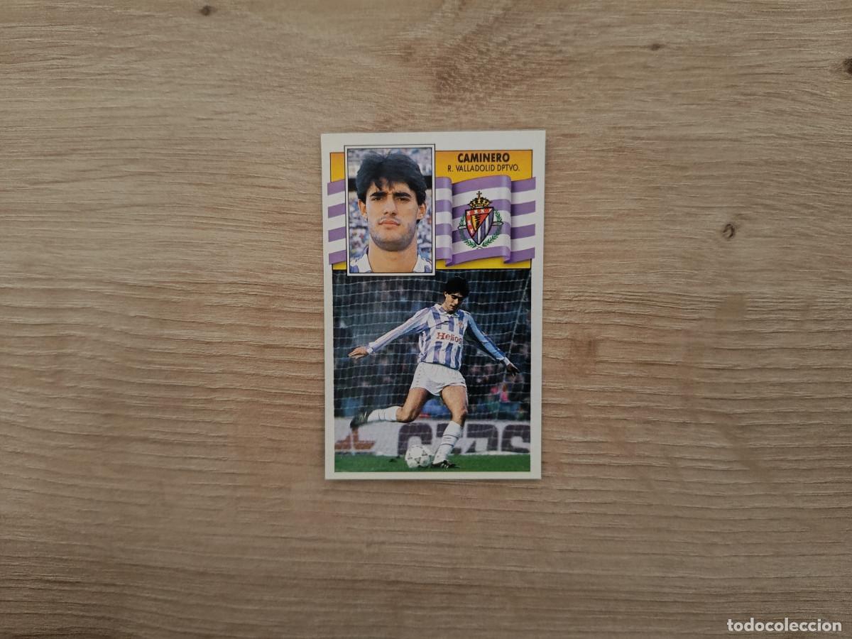 Cartes &agrave; collectionner de Football: CROMO DE F&Uacute;TBOL LIGA ESTE CAMINERO VALLADOLID SIN PEGAR NUNCA PEGADO 90 91 1990 1991 D426