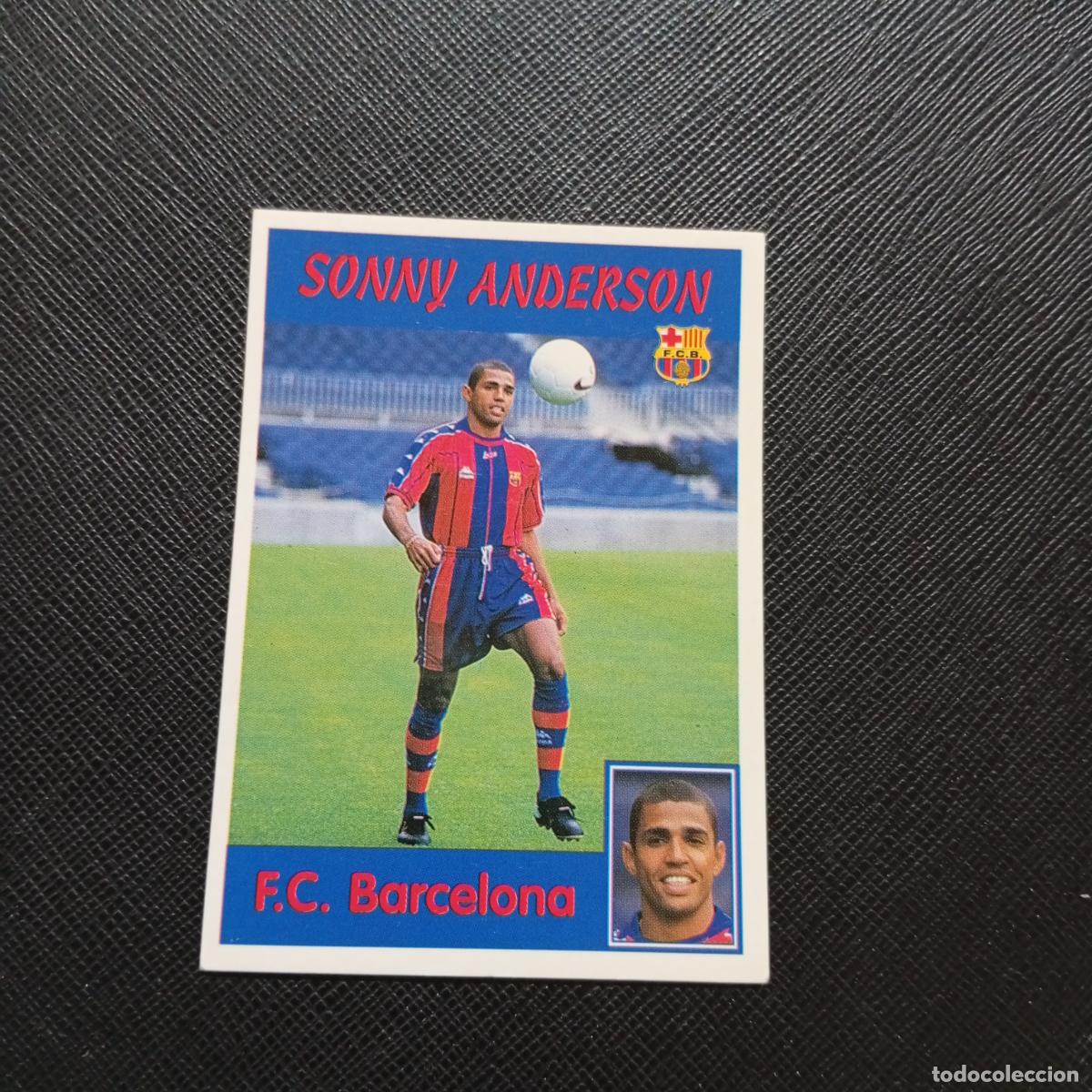 Cartes &agrave; collectionner de Football: 29 SONNY ANDERSON BARCELONA PANINI 1997 1998 CROMO FUTBOL 97 98 - SIN PEGAR - A165 PG190