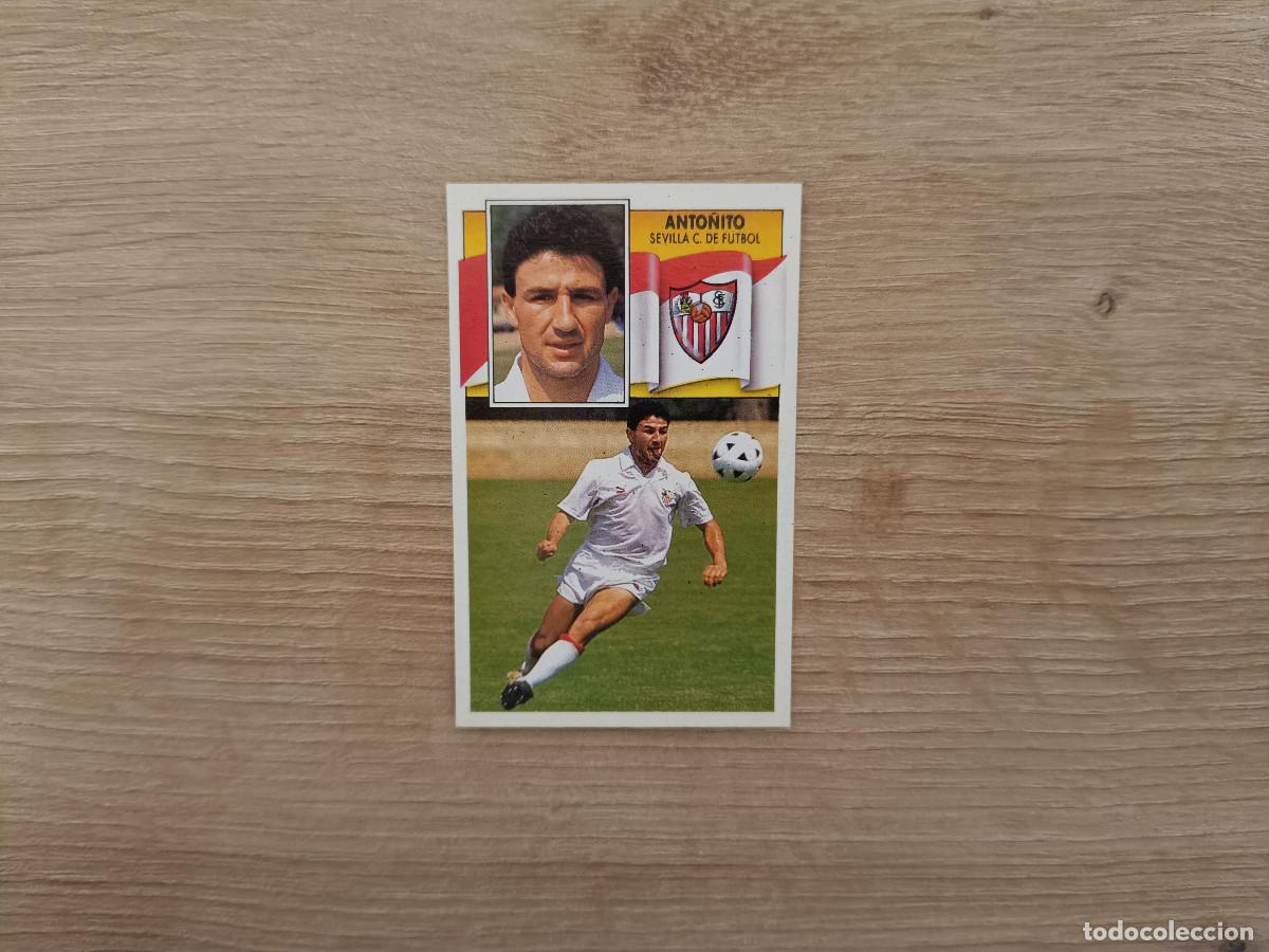 Cartes &agrave; collectionner de Football: CROMO DE F&Uacute;TBOL LIGA ESTE ANTO&Ntilde;ITO SEVILLA SIN PEGAR NUNCA PEGADO 90 91 1990 1991 D426