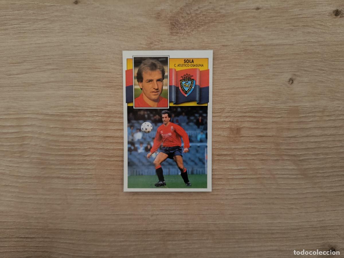 Fu&szlig;ball-Sticker: CROMO DE F&Uacute;TBOL LIGA ESTE SOLA OSASUNA SIN PEGAR NUNCA PEGADO 90 91 1990 1991 D426