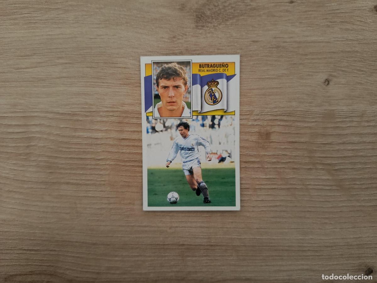 Fu&szlig;ball-Sticker: CROMO DE F&Uacute;TBOL LIGA ESTE BUTRAGUE&Ntilde;O REAL MADRID SIN PEGAR NUNCA PEGADO 90 91 1990 1991 D426