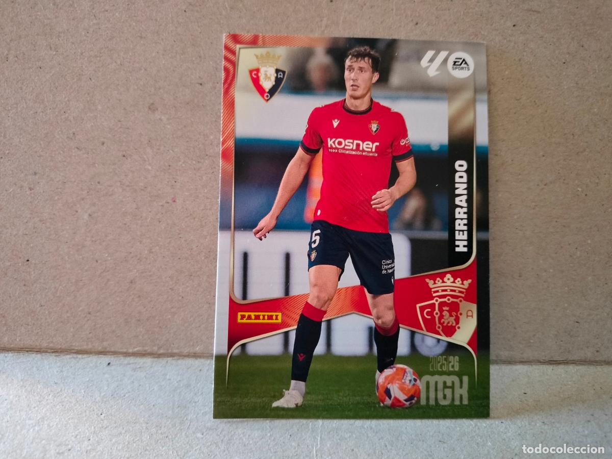 Cromos de F&uacute;tbol: CROMO HERRANDO OSASUNA N259 2025-26 MEGACRAKS PANINI