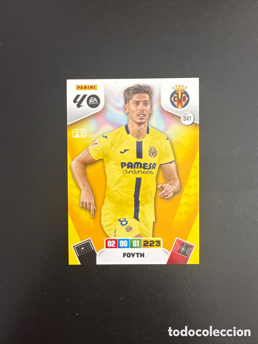 Cromos de F&uacute;tbol: FOYTH VILLARREAL N&Uacute;MERO 347 ADRENALYN 2025 2026