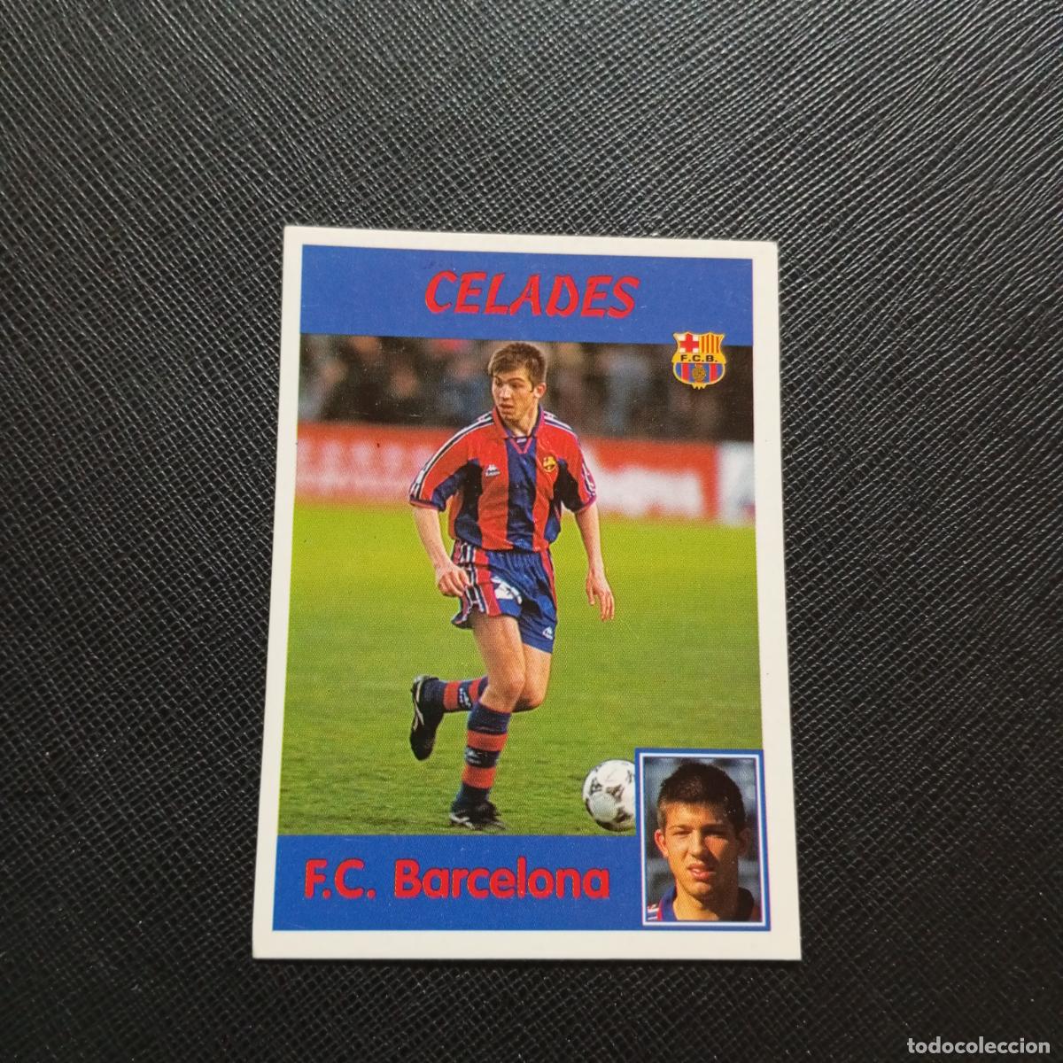 Cromos de F&uacute;tbol: 28A 28 CELADES BARCELONA PANINI 1997 1998 CROMO FUTBOL 97 98 - SIN PEGAR - A165 PG208