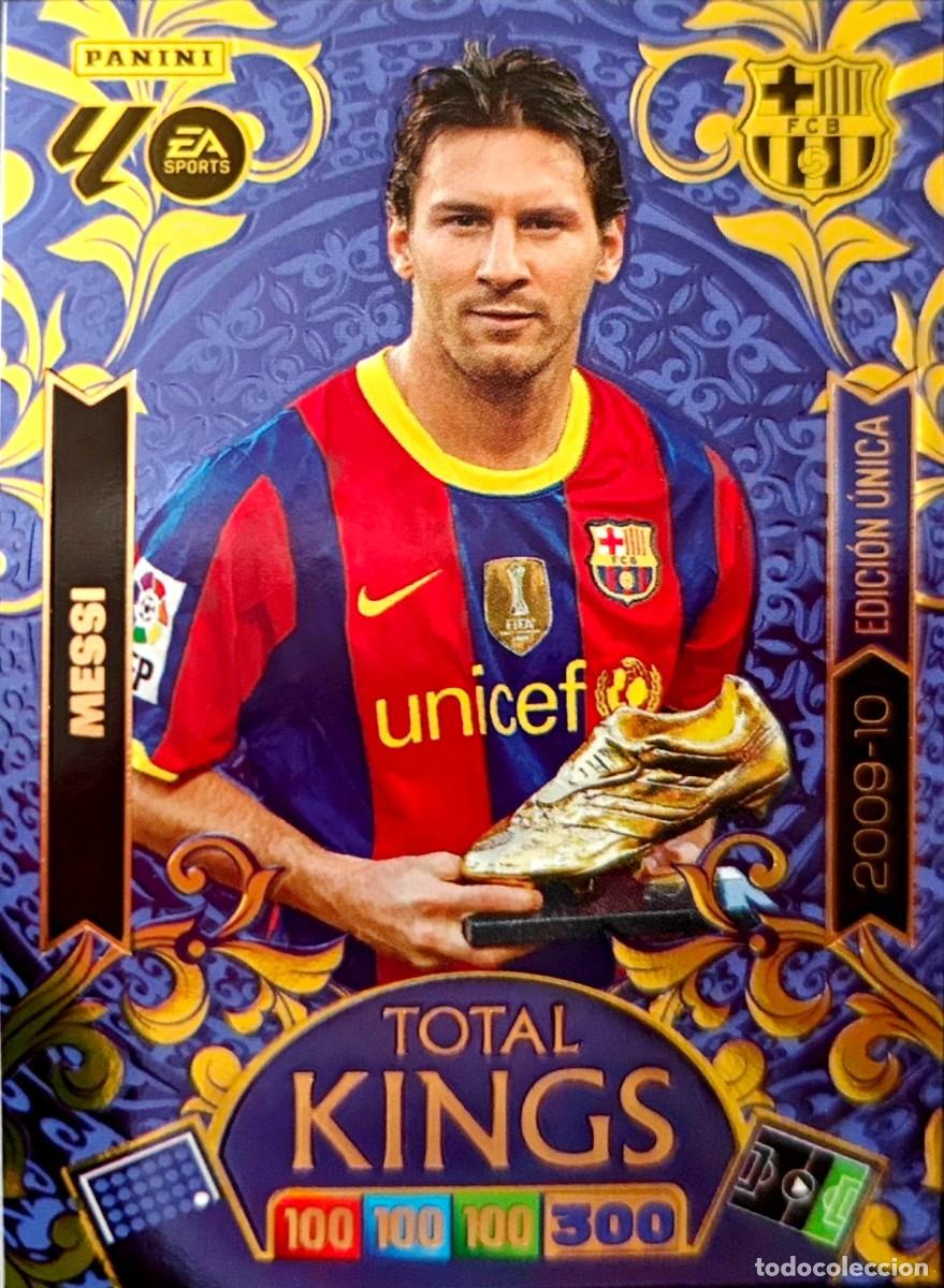 Cromos de F&uacute;tbol: Lionel Messi - FC Barcelona - 2009-10 EDICION UNICA - TOTAL KINGS - PANINI ADRENALYN 2025 2026 25 26