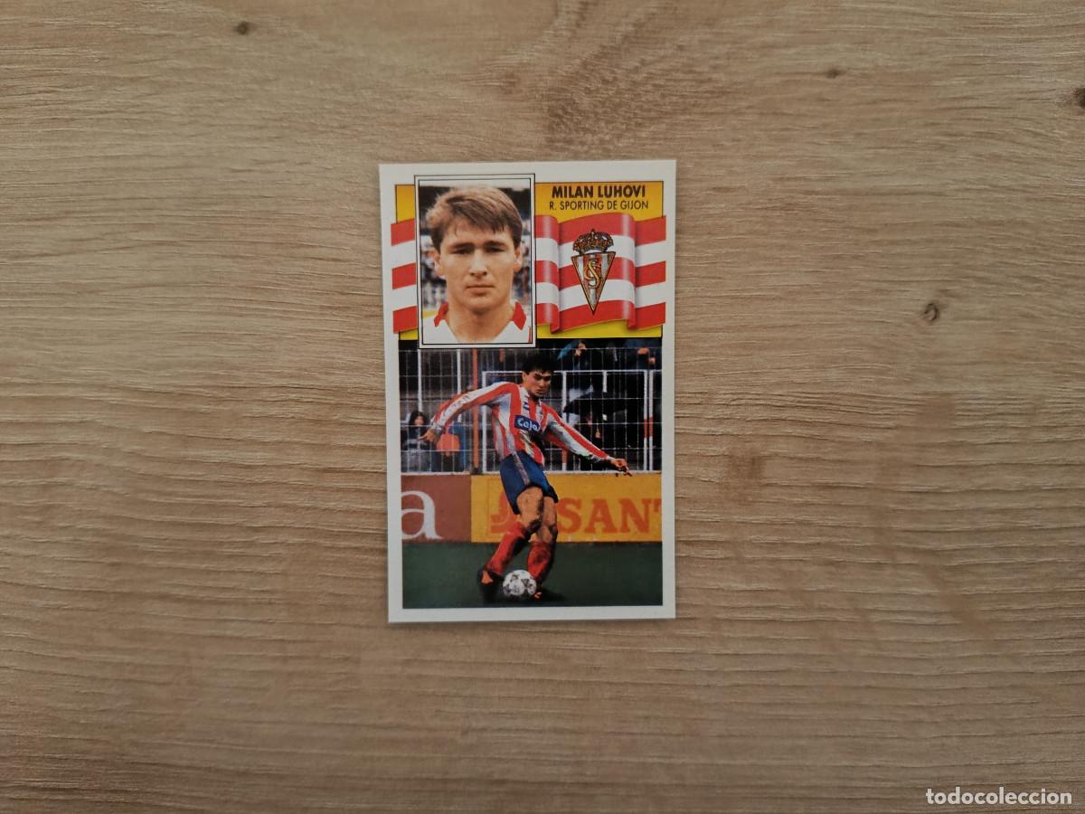 Cromos de F&uacute;tbol: CROMO DE F&Uacute;TBOL LIGA ESTE MILAN LUHOVI SPORTING SIN PEGAR NUNCA PEGADO 90 91 1990 1991 D426