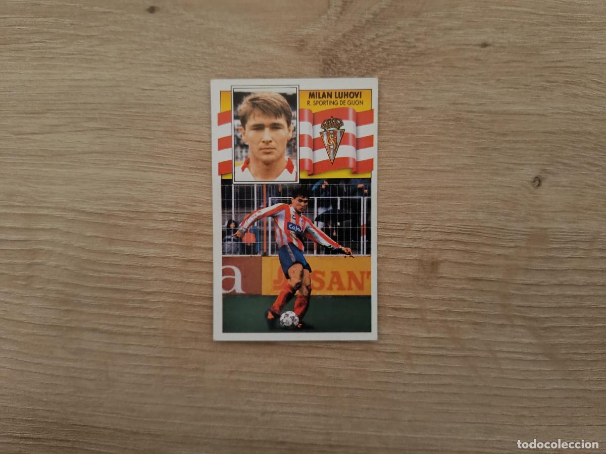 Fu&szlig;ball-Sticker: CROMO DE F&Uacute;TBOL LIGA ESTE MILAN LUHOVI SPORTING SIN PEGAR NUNCA PEGADO 90 91 1990 1991 D426