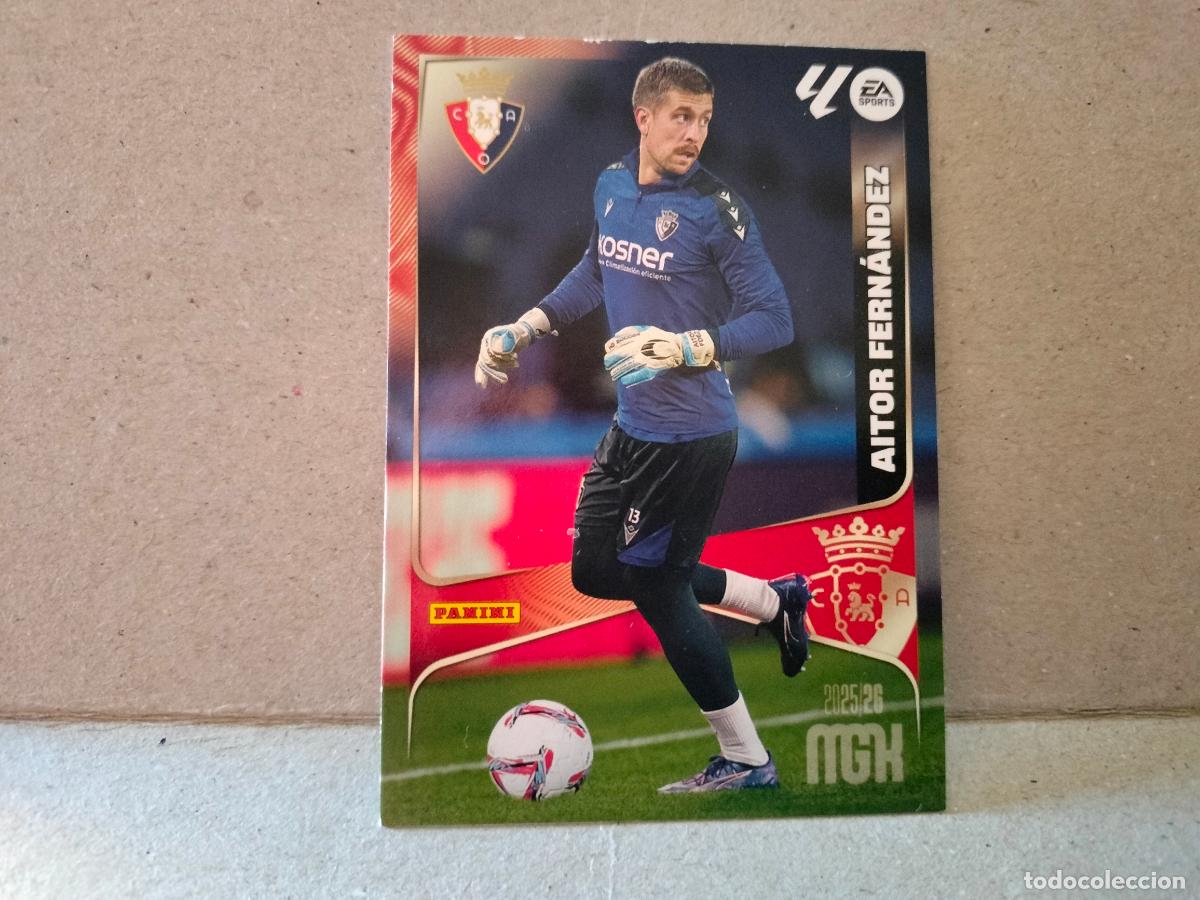Cromos de F&uacute;tbol: CROMO AITOR FERNANDEZ OSASUNA N255 2025-26 MEGACRAKS PANINI