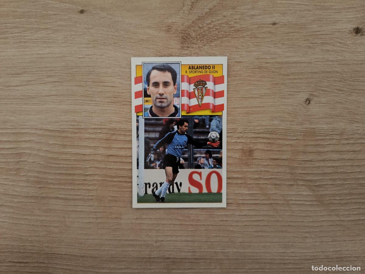 Cromos de F&uacute;tbol: CROMO DE F&Uacute;TBOL LIGA ESTE ABLANEDO II SPORTING SIN PEGAR NUNCA PEGADO 90 91 1990 1991 D426