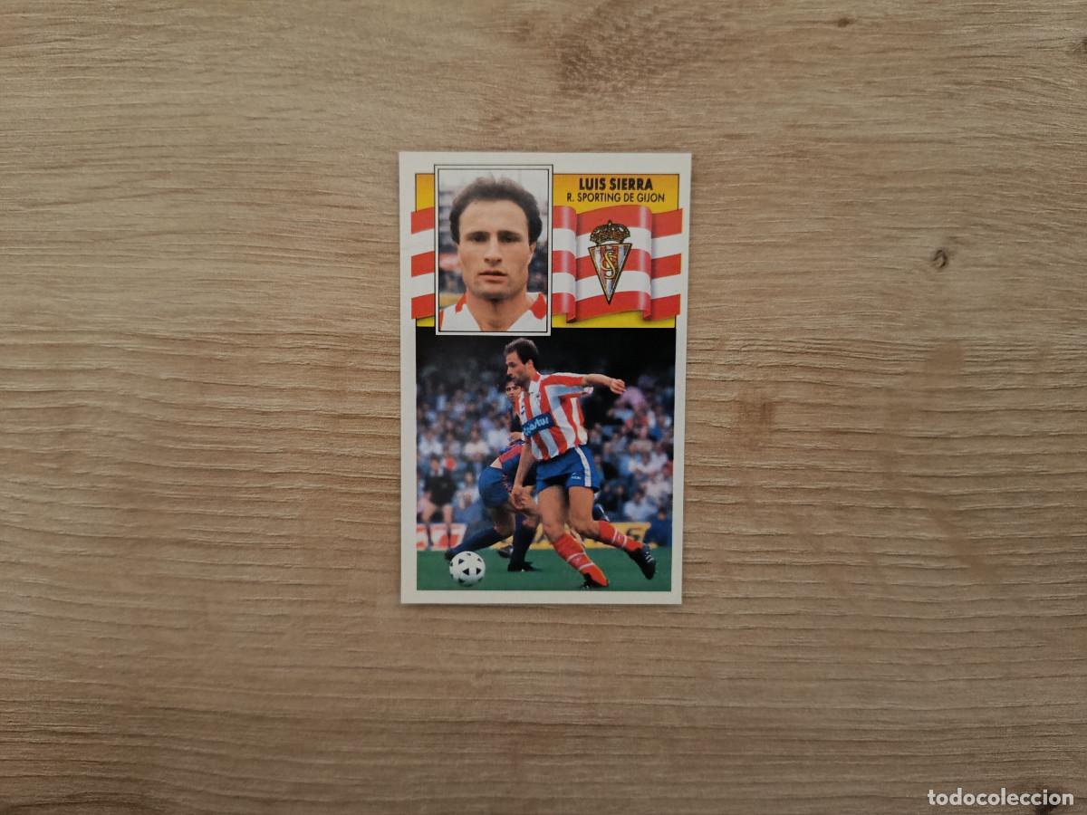 Cromos de F&uacute;tbol: CROMO DE F&Uacute;TBOL LIGA ESTE LUIS SIERRA SPORTING SIN PEGAR NUNCA PEGADO 90 91 1990 1991 D426
