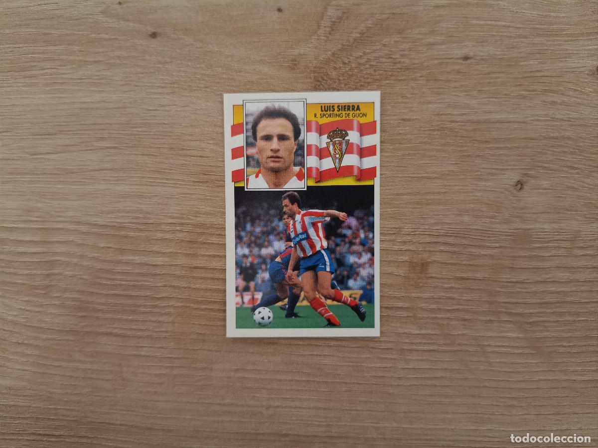 Cromos de F&uacute;tbol: CROMO DE F&Uacute;TBOL LIGA ESTE LUIS SIERRA SPORTING SIN PEGAR NUNCA PEGADO 90 91 1990 1991 D426