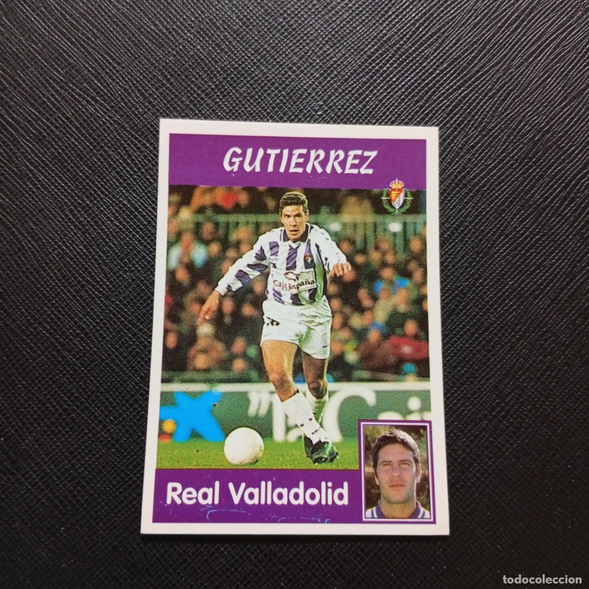 Cromos de F&uacute;tbol: 104 GUTIERREZ VALLADOLID PANINI 1997 1998 CROMO FUTBOL 97 98 - SIN PEGAR - A165 PG208
