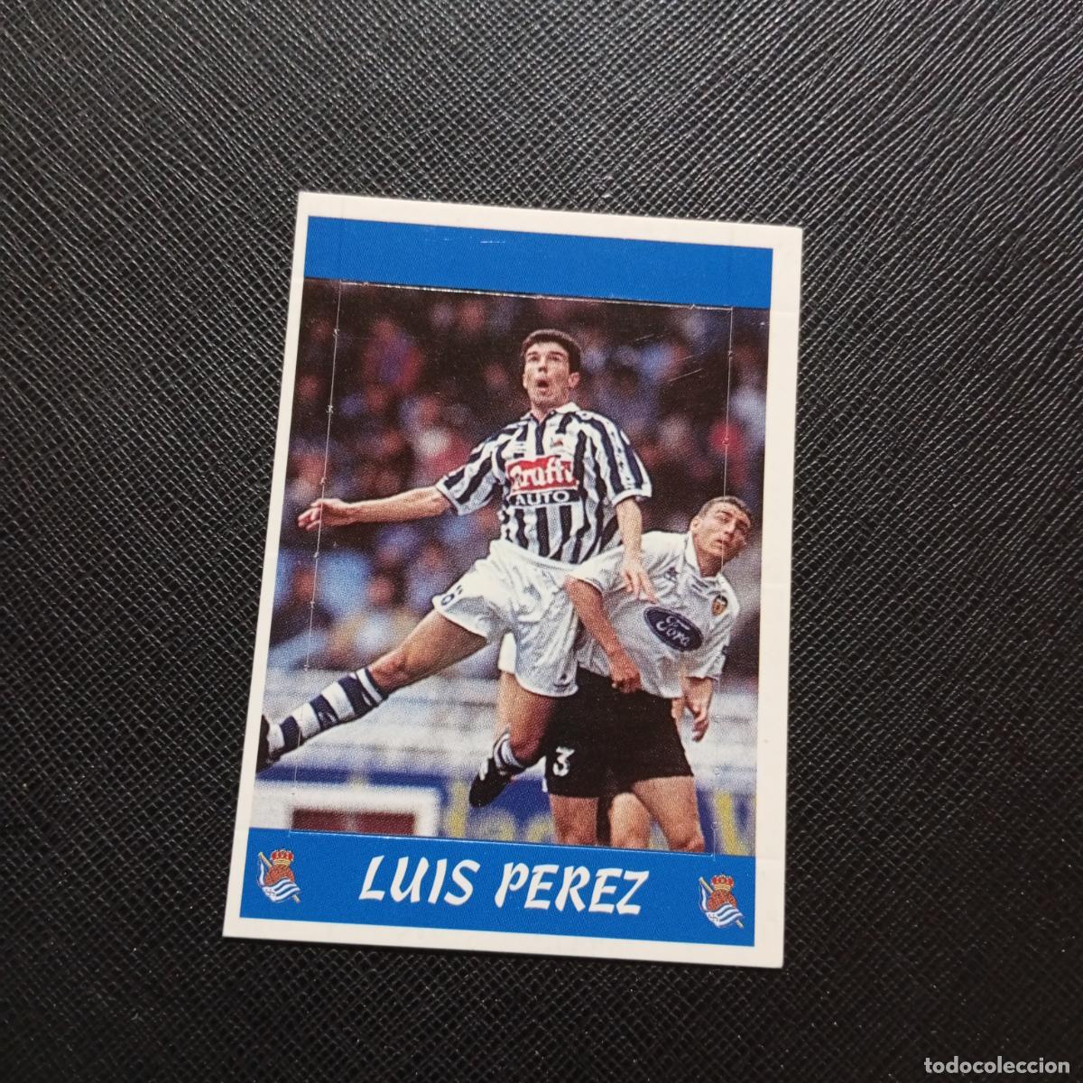 Cromos de F&uacute;tbol: 122 LUIS PEREZ REAL SOCIEDAD PANINI 1997 1998 CROMO FUTBOL 97 98 - SIN PEGAR - A165 PG217