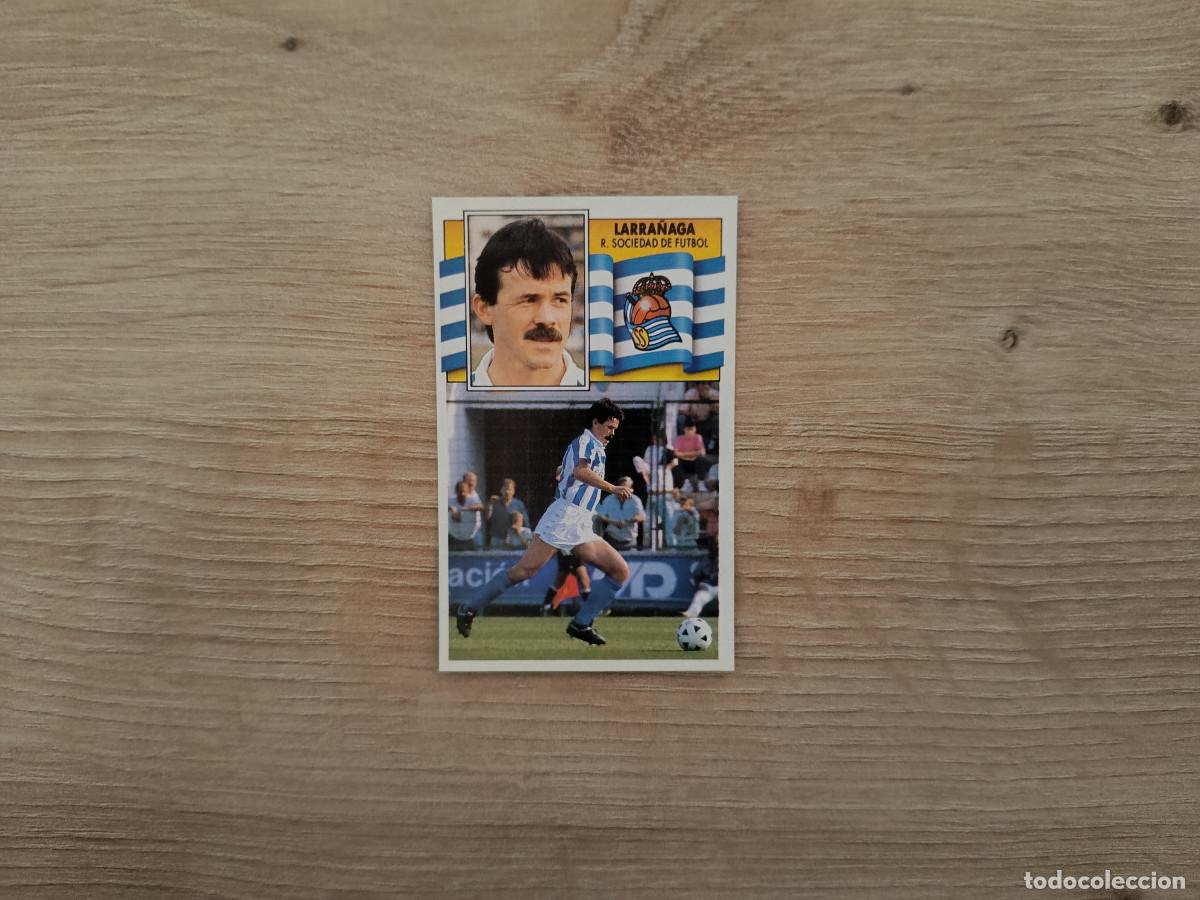 Cromos de F&uacute;tbol: CROMO DE F&Uacute;TBOL LIGA ESTE LARRA&Ntilde;AGA REAL SOCIEDAD SIN PEGAR NUNCA PEGADO 90 91 1990 1991 D426