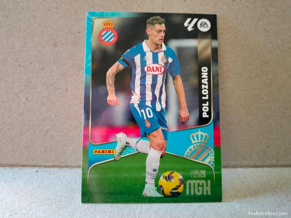 Cromos de Futebol: CROMO POL LOZANO ESPA&Ntilde;OL N156 2025-26 MEGACRAKS PANINI
