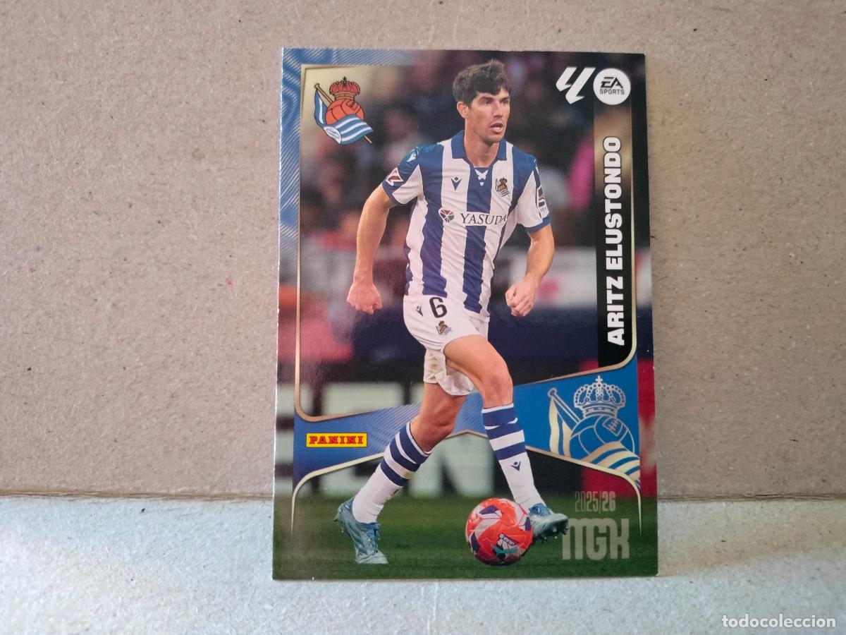 Cromos de Futebol: CROMO ARITZ ELUSTONDO REAL SOCIEDAD N313 2025-26 MEGACRAKS PANINI